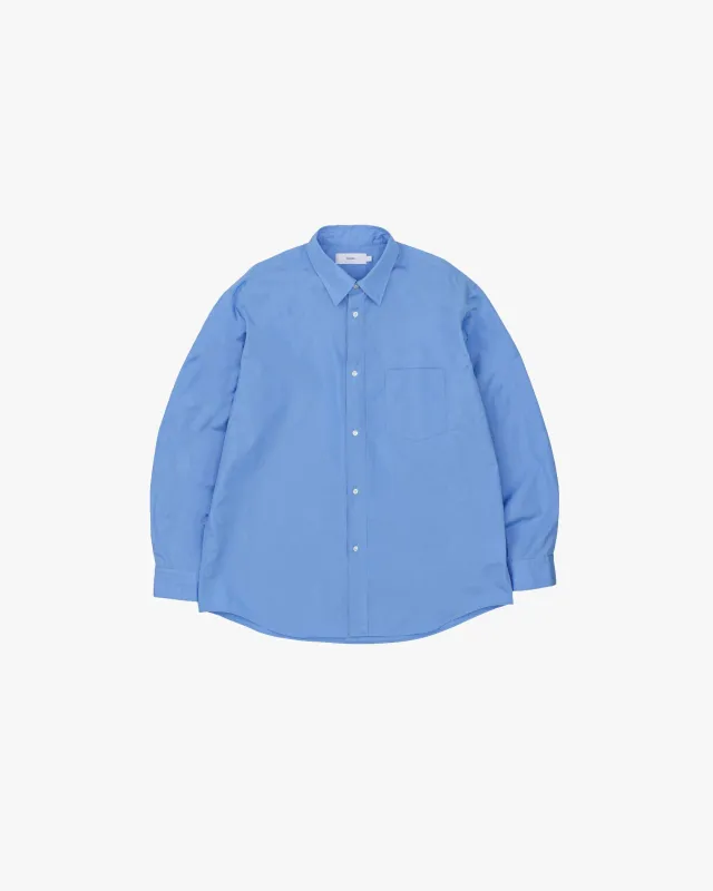 High Count Regular Collar Round Cut Oversized Shirt made by Graphpaper