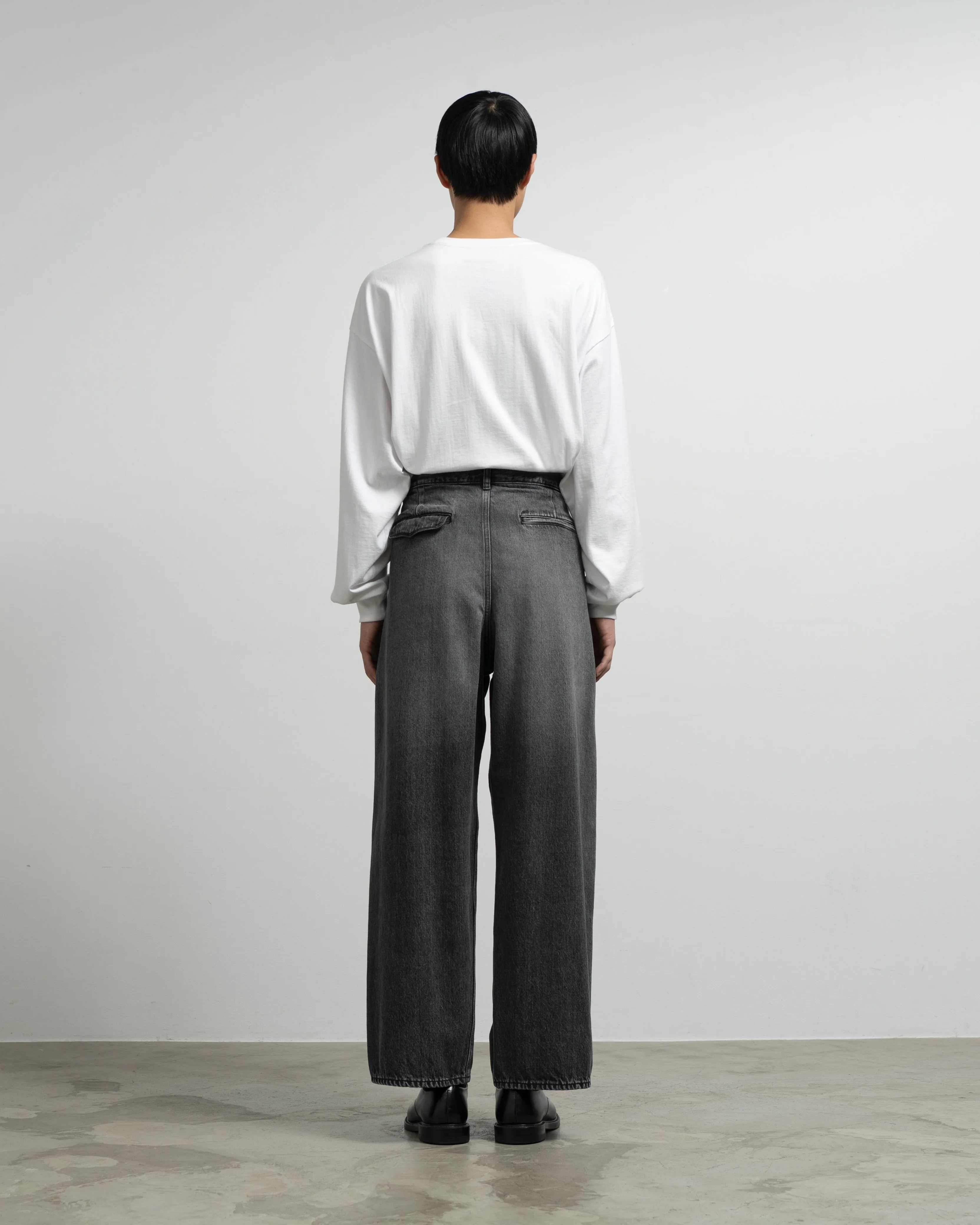 Selvage Denim Two Tuck Tapered Pants -LIGHT FADE- sold by Graphpaper product image thumbnail 5
