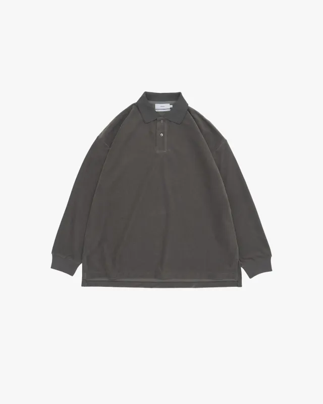 Pique Velour Jersey L/S Polo made by Graphpaper