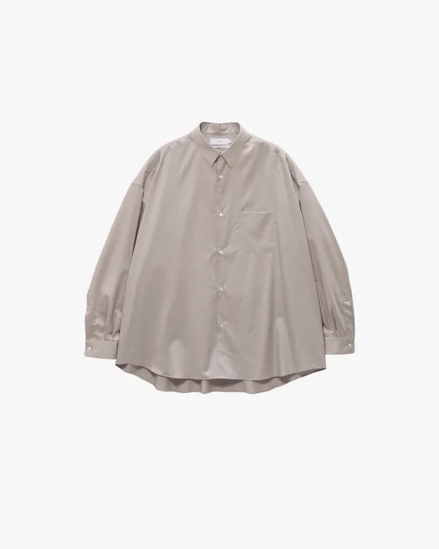 Silicon Poplin Oversized Regular Collar Shirt made by Graphpaper