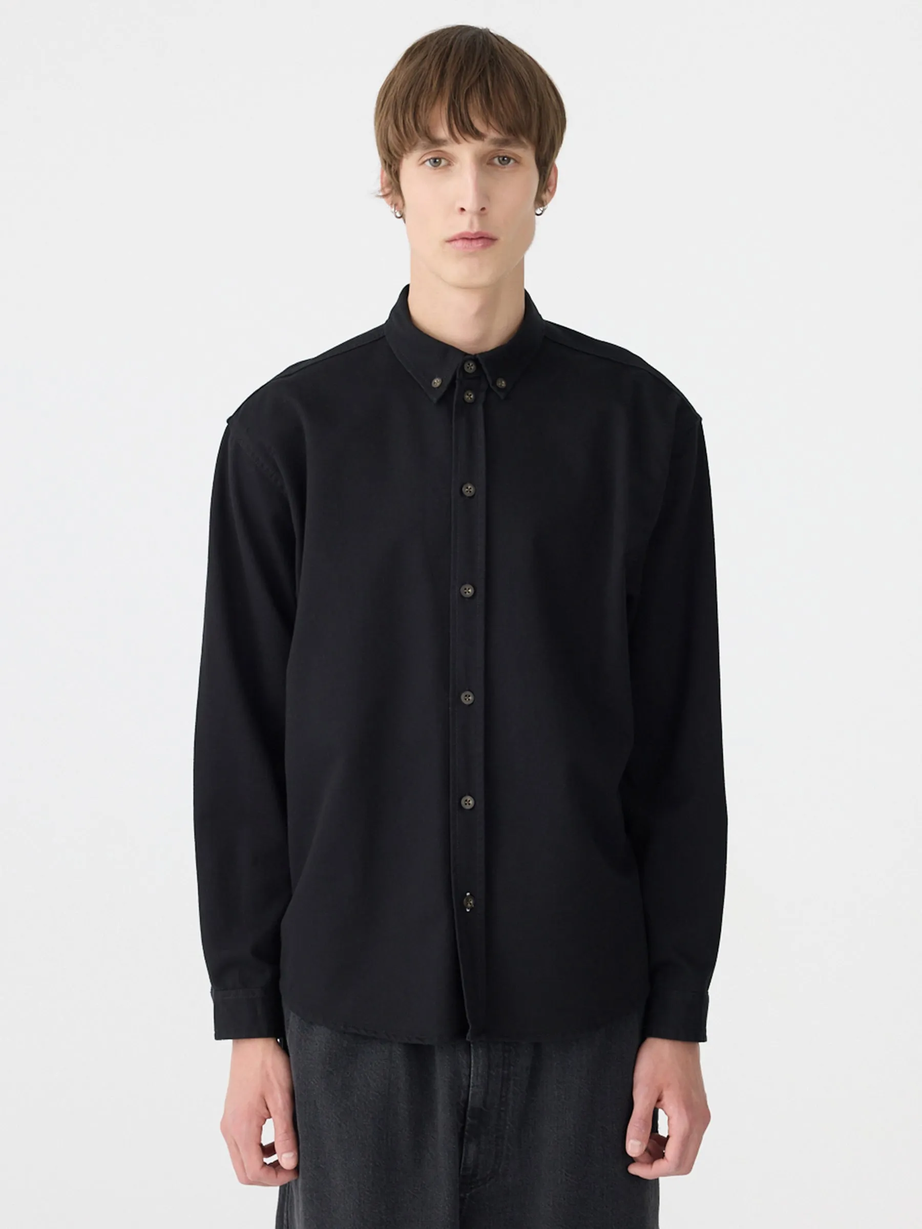 Cotton Twill Regular Shirt sold by Bassike product image thumbnail 2