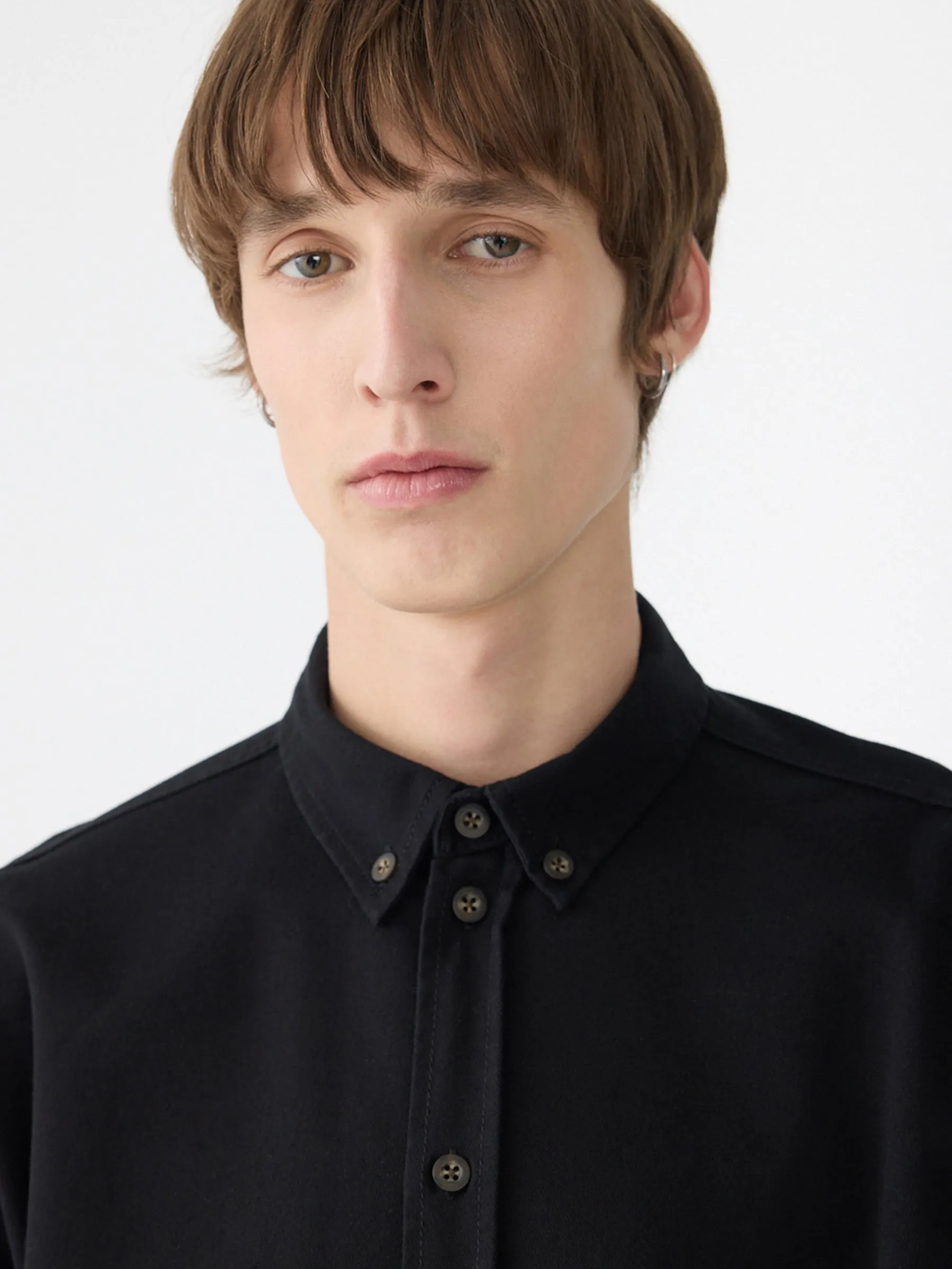 Cotton Twill Regular Shirt sold by Bassike product image thumbnail 3