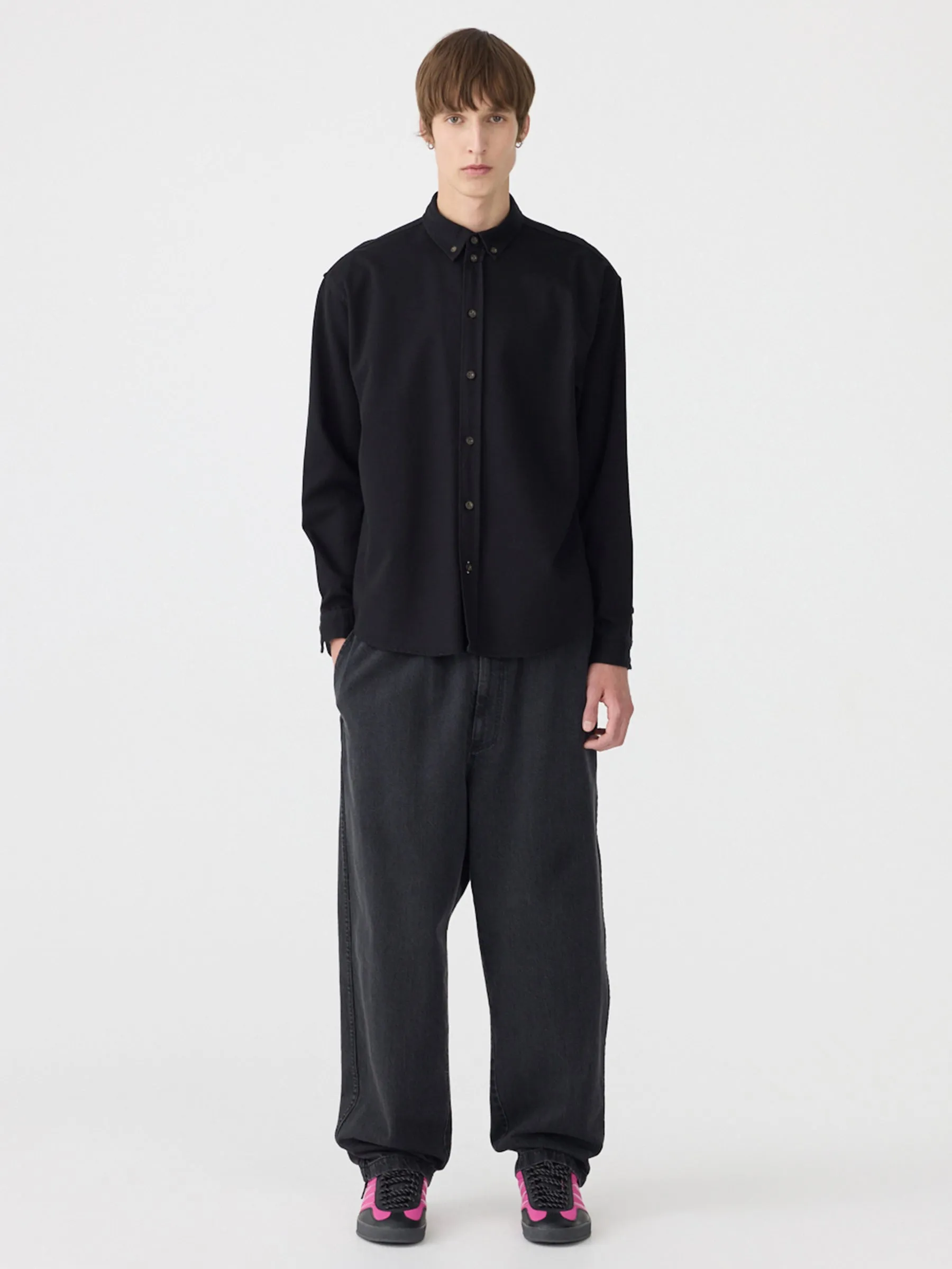 Cotton Twill Regular Shirt sold by Bassike