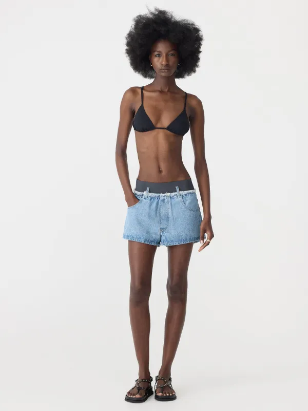 Elasticated Denim Short sold by Bassike