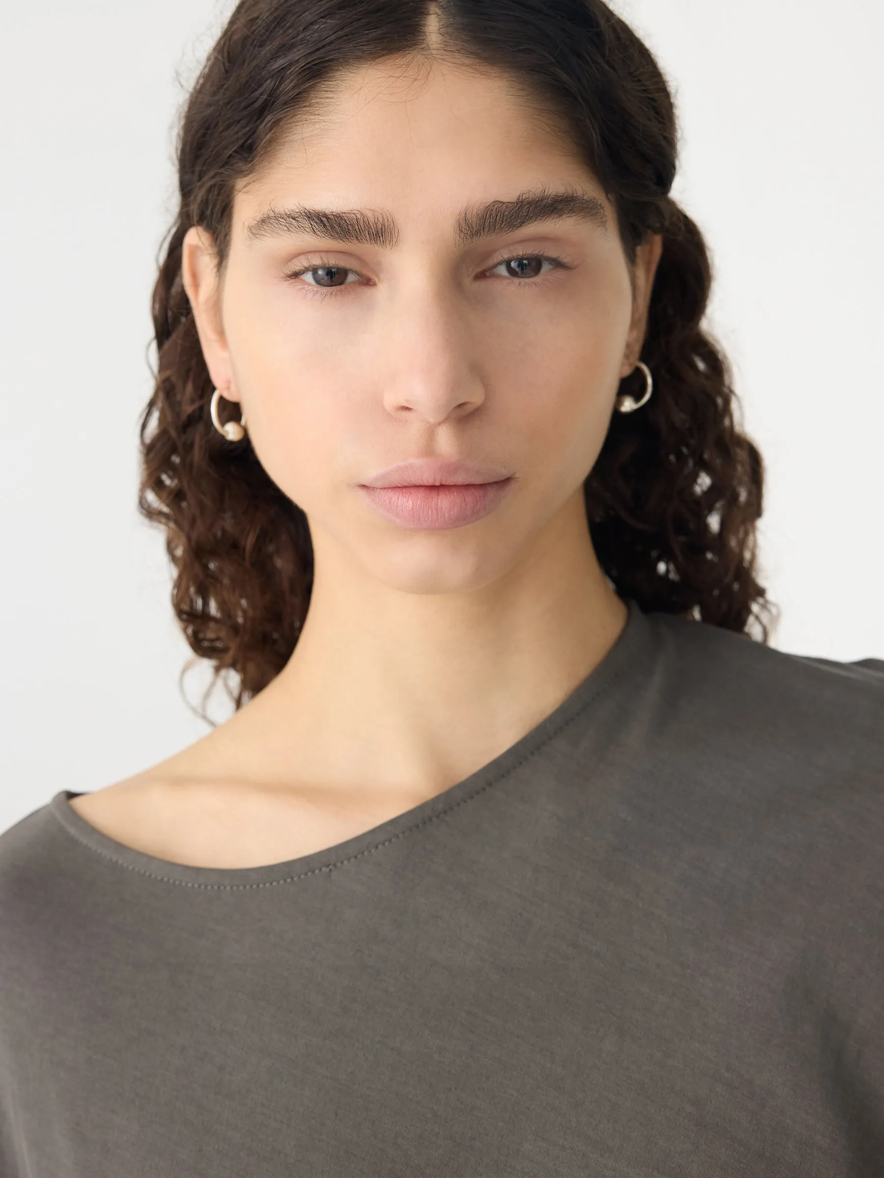 Asymmetric Sleeve Longline Dress sold by Bassike product image thumbnail 3