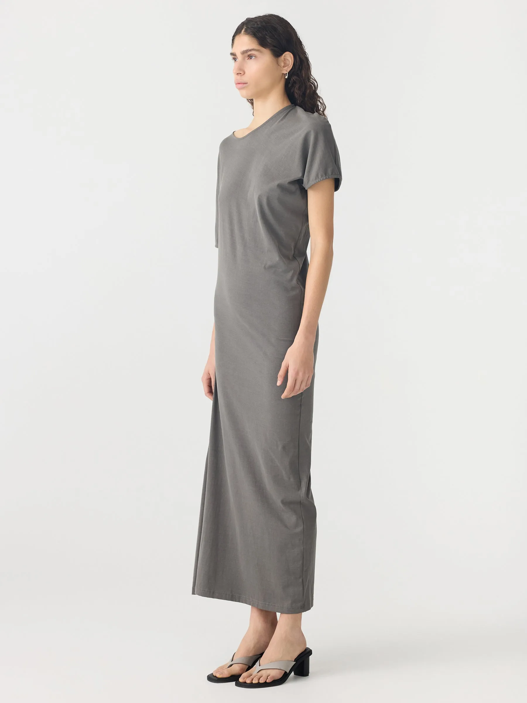 Asymmetric Sleeve Longline Dress sold by Bassike product image thumbnail 2