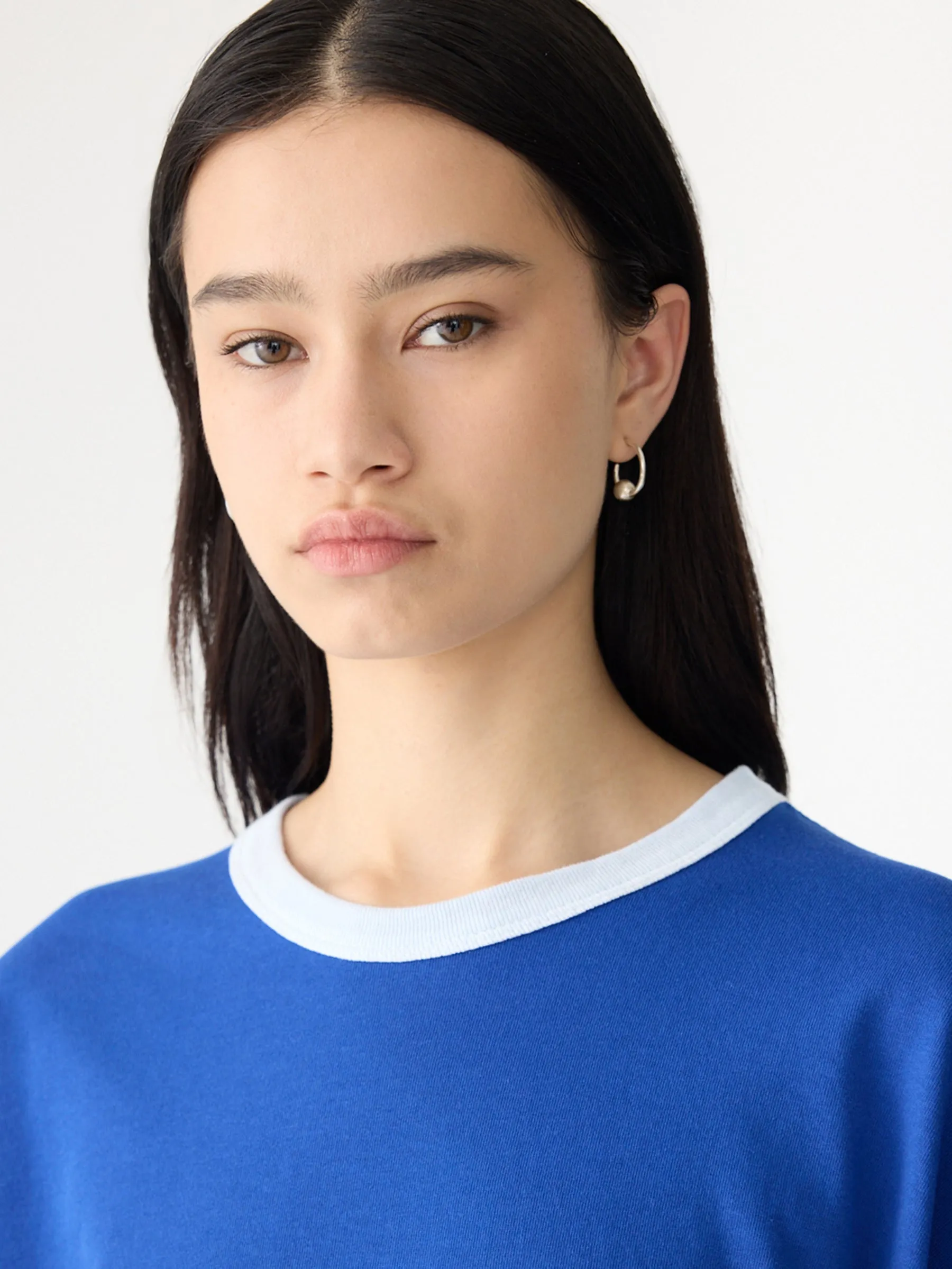 Oversized Rib Detail T-Shirt sold by Bassike product image thumbnail 3