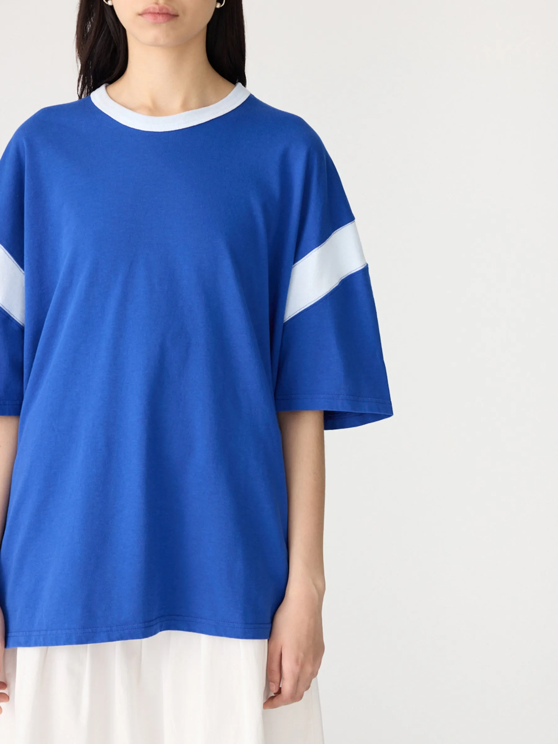 Oversized Rib Detail T-Shirt sold by Bassike product image thumbnail 4