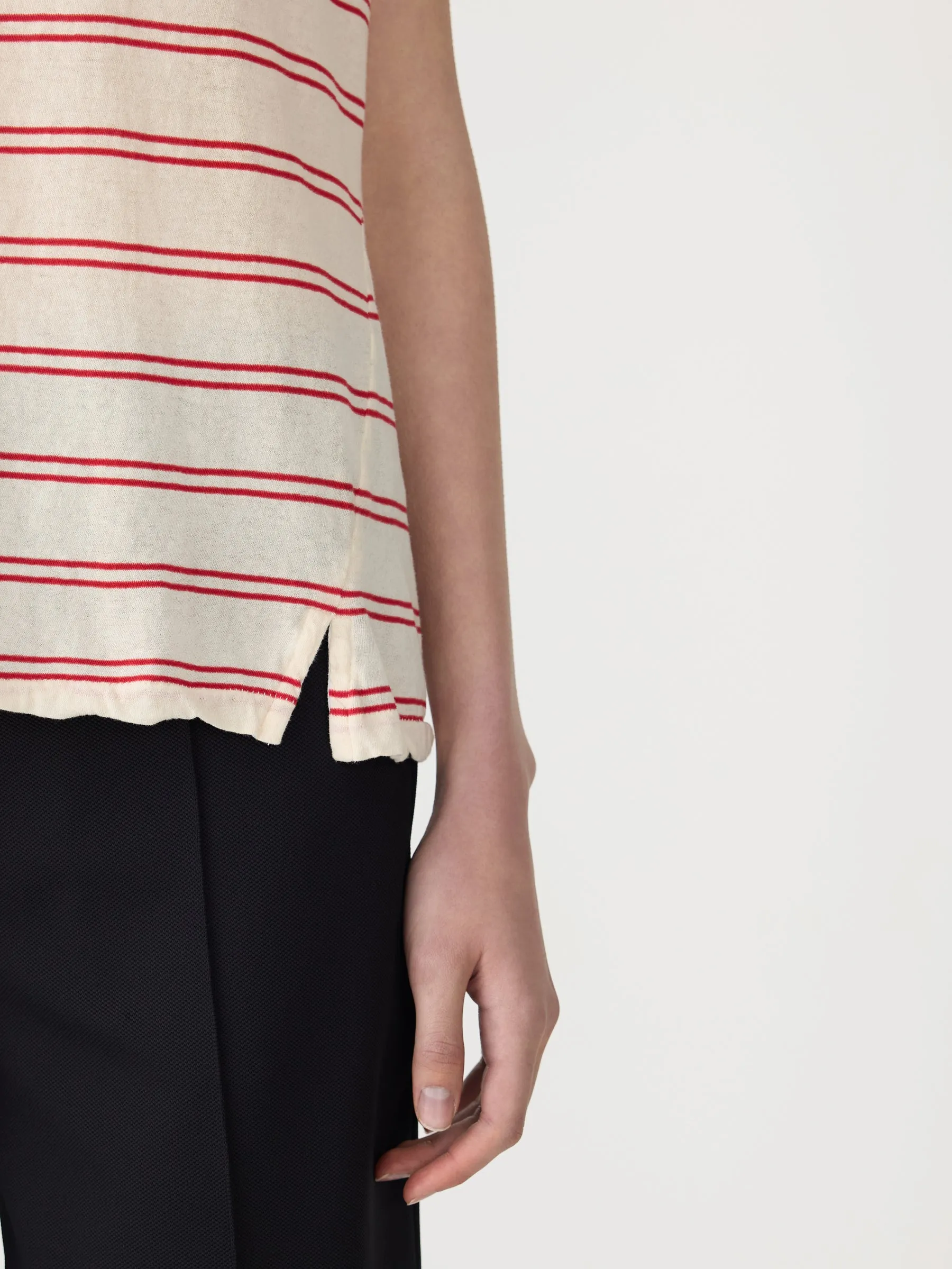 Stripe Fine Bind Tank sold by Bassike product image thumbnail 4