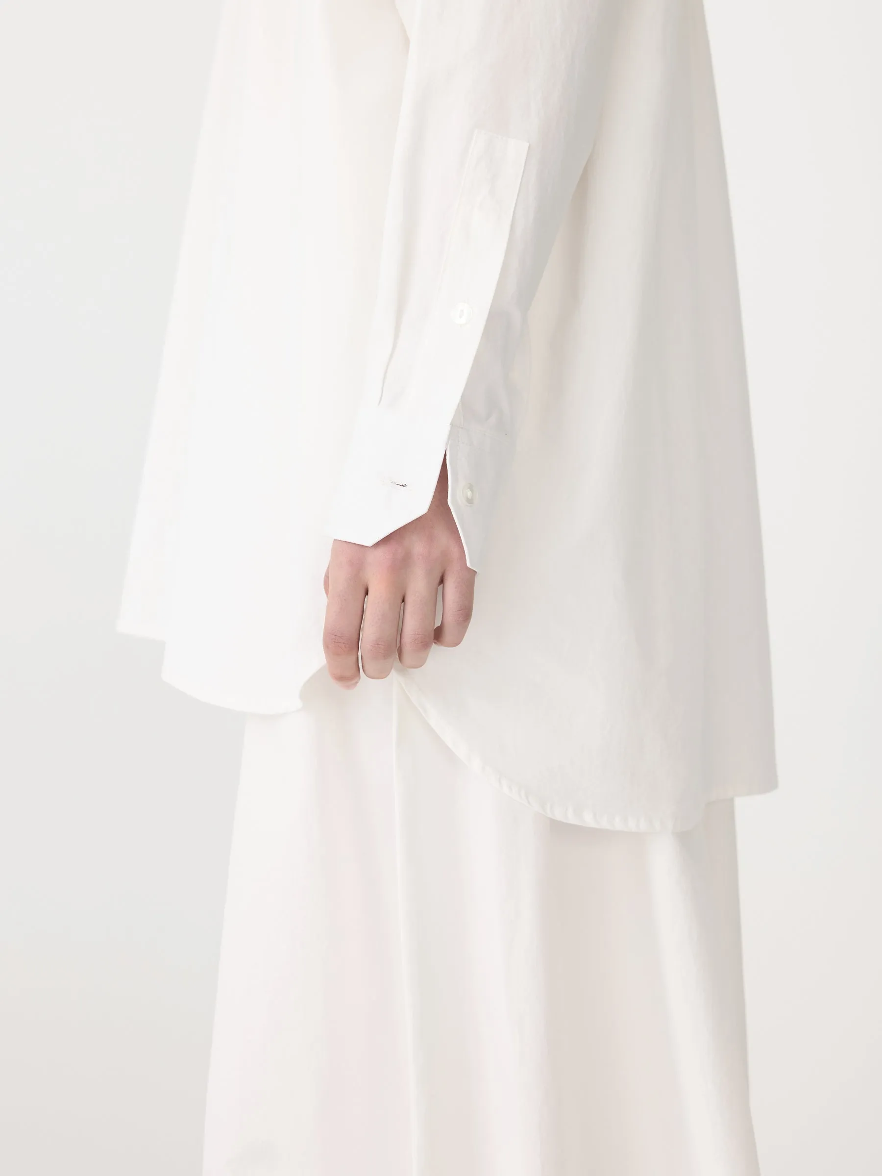Crushed Cotton Oversized Shirt sold by Bassike product image thumbnail 5