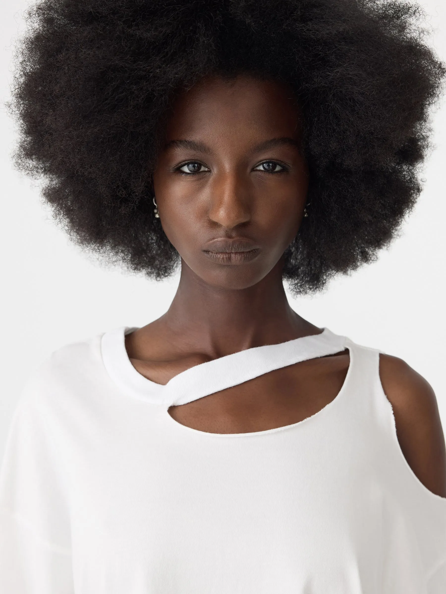 Midweight Cut Out Short Sleeve T-Shirt sold by Bassike product image thumbnail 3