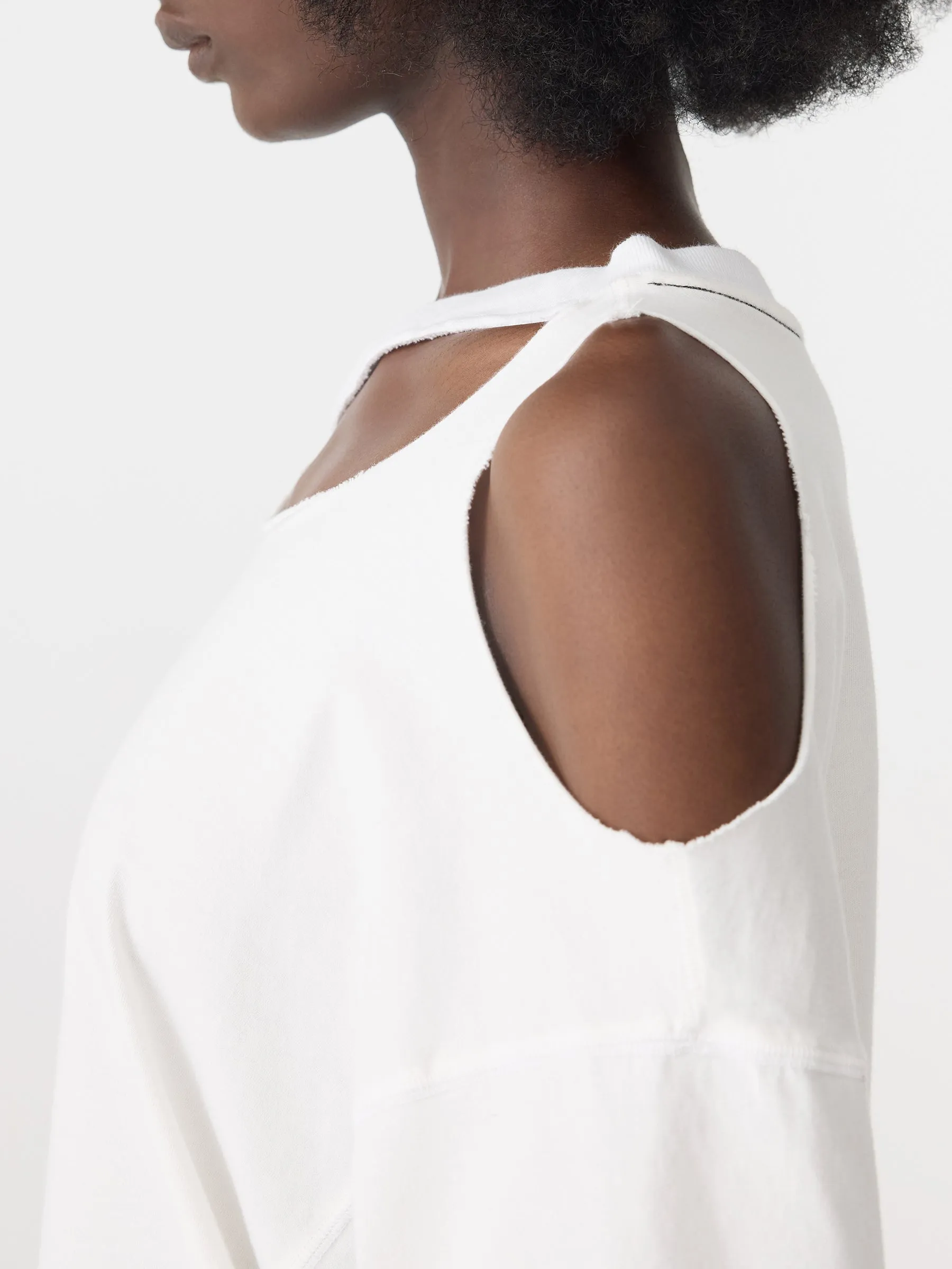 Midweight Cut Out Short Sleeve T-Shirt sold by Bassike product image thumbnail 4