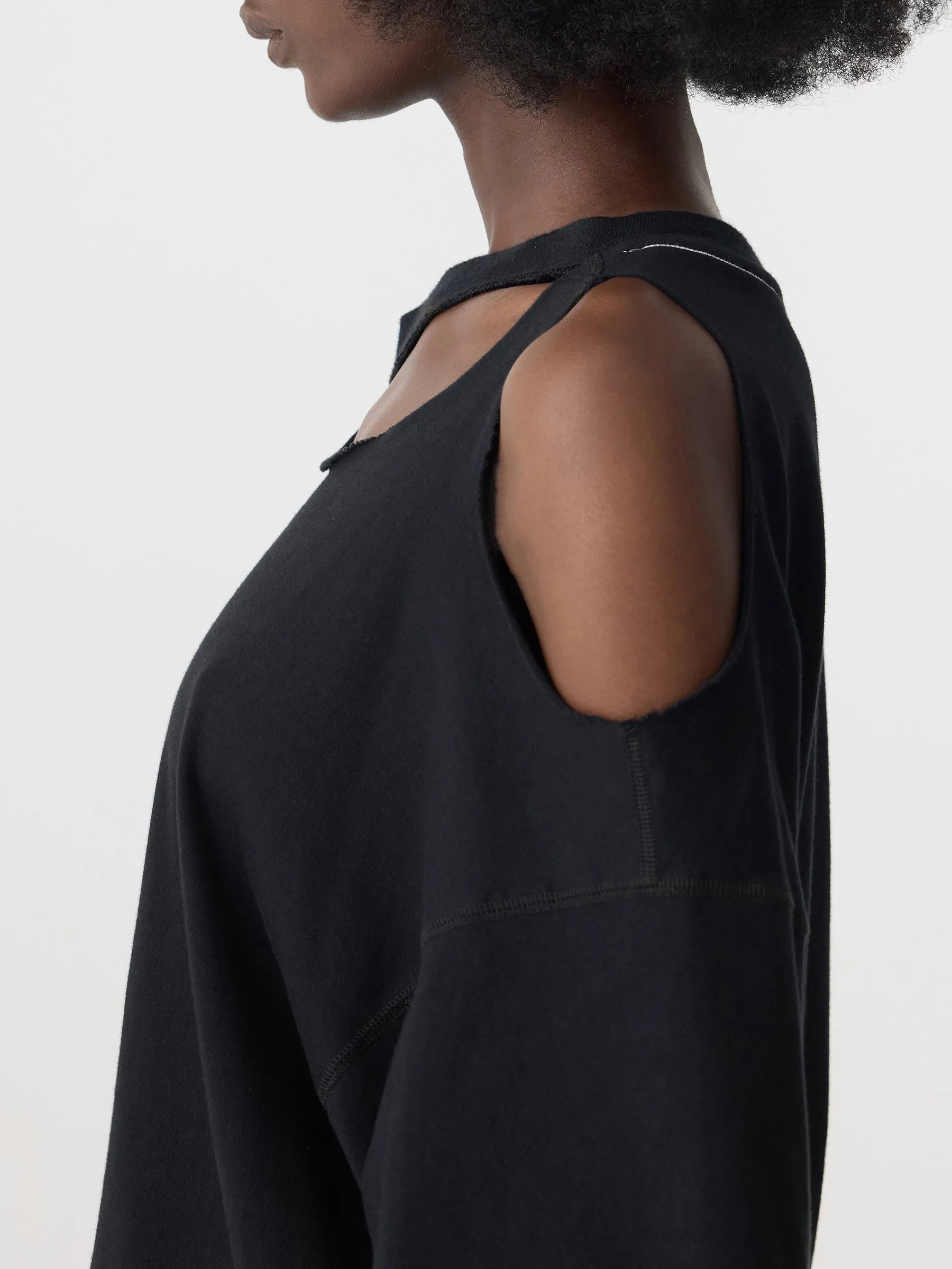 Midweight Cut Out Short Sleeve T-Shirt sold by Bassike product image thumbnail 5