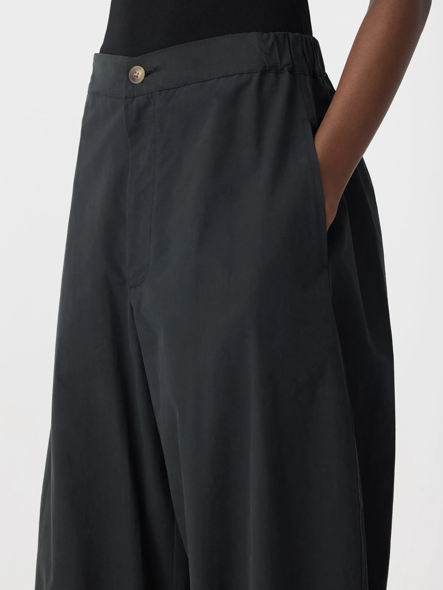 Crushed Cotton Darted Hem Pant sold by Bassike product image thumbnail 3