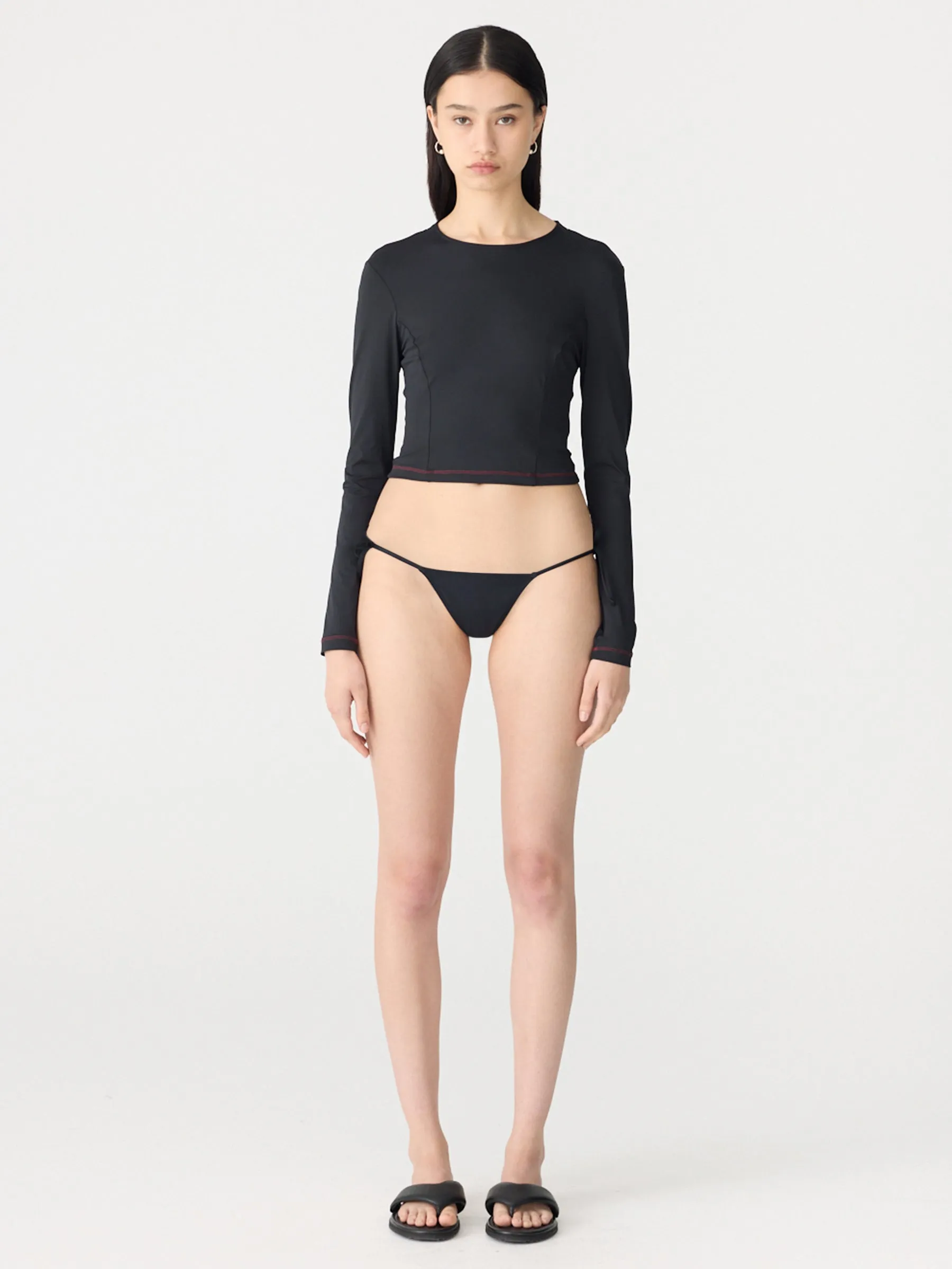 Cropped Swim Long Sleeve T-Shirt sold by Bassike