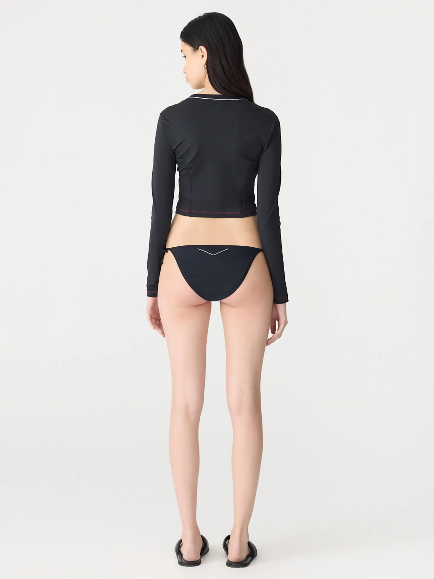 Cropped Swim Long Sleeve T-Shirt sold by Bassike product image thumbnail 5