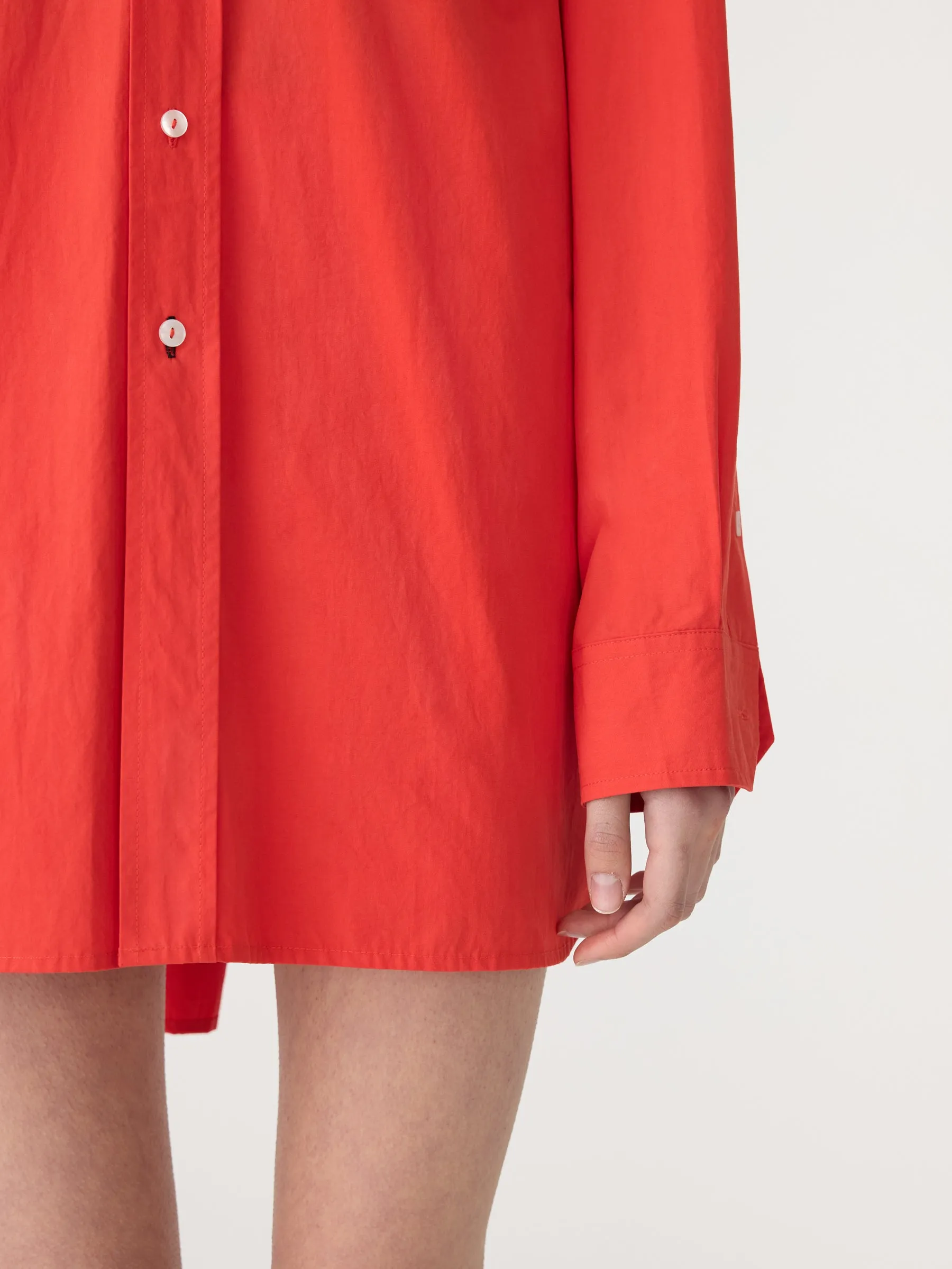 Crushed Cotton Oversized Shirt sold by Bassike product image thumbnail 3