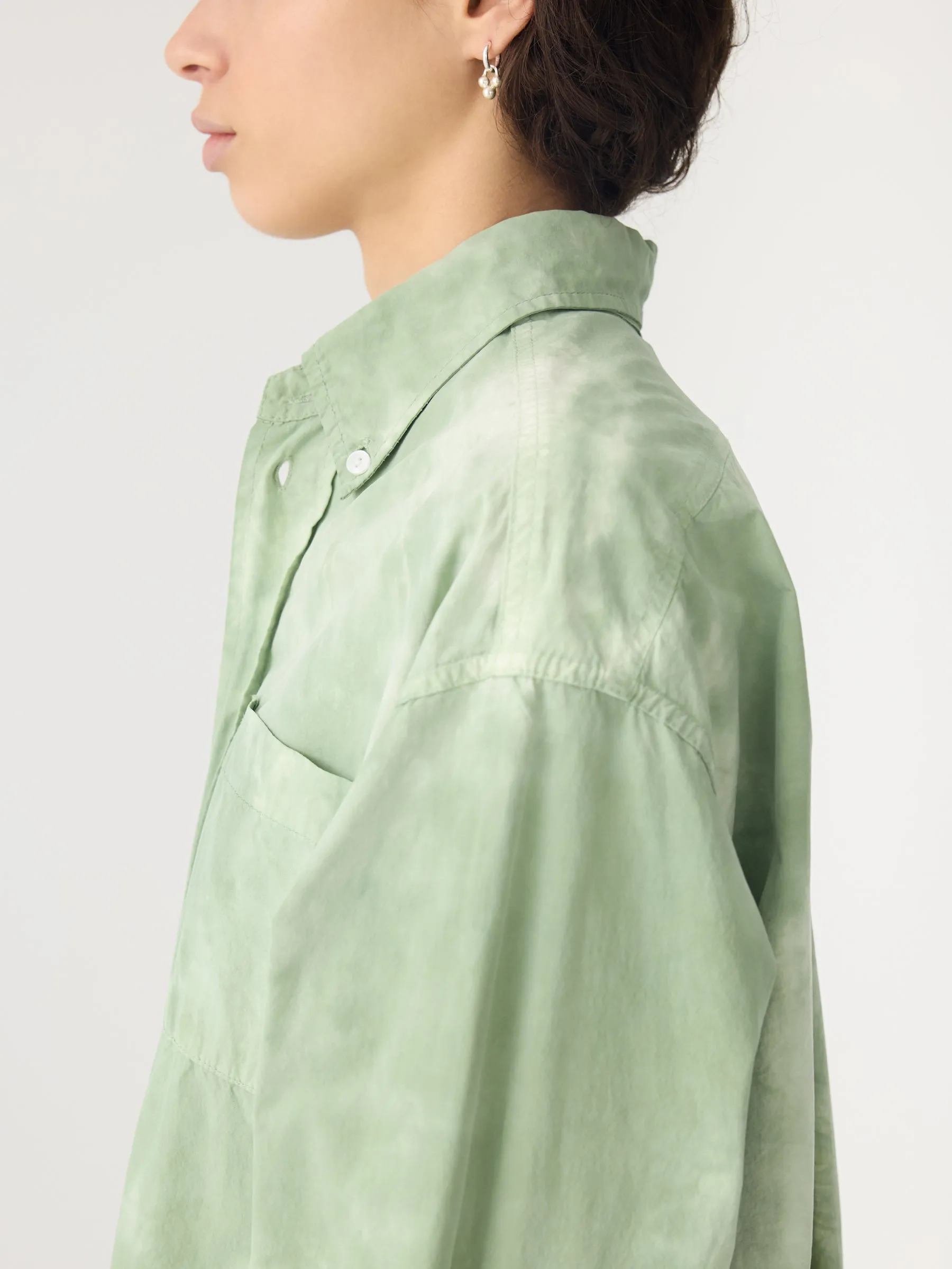 Motley Crushed Cotton Shirt sold by Bassike product image thumbnail 4