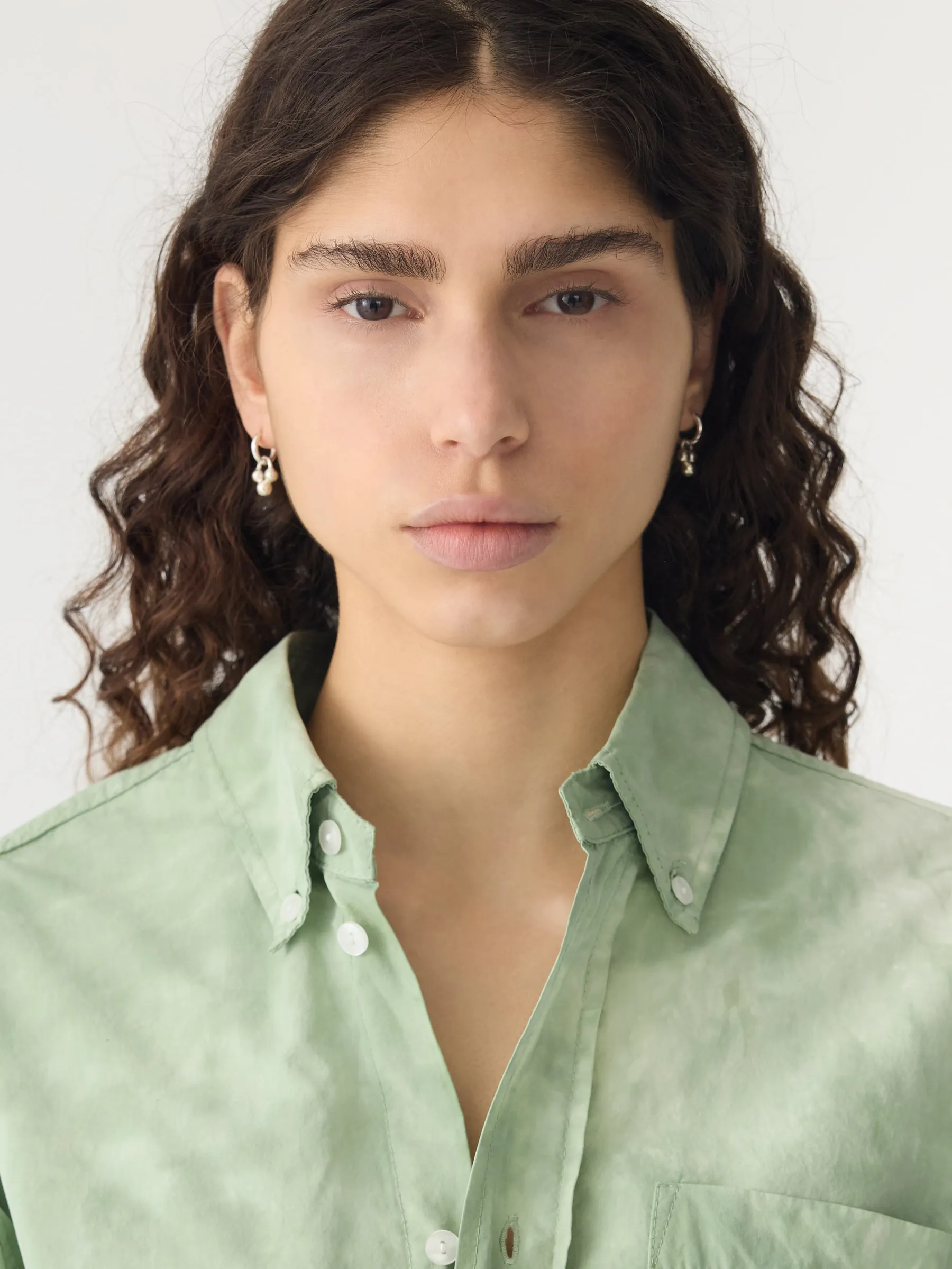 Motley Crushed Cotton Shirt sold by Bassike product image thumbnail 3