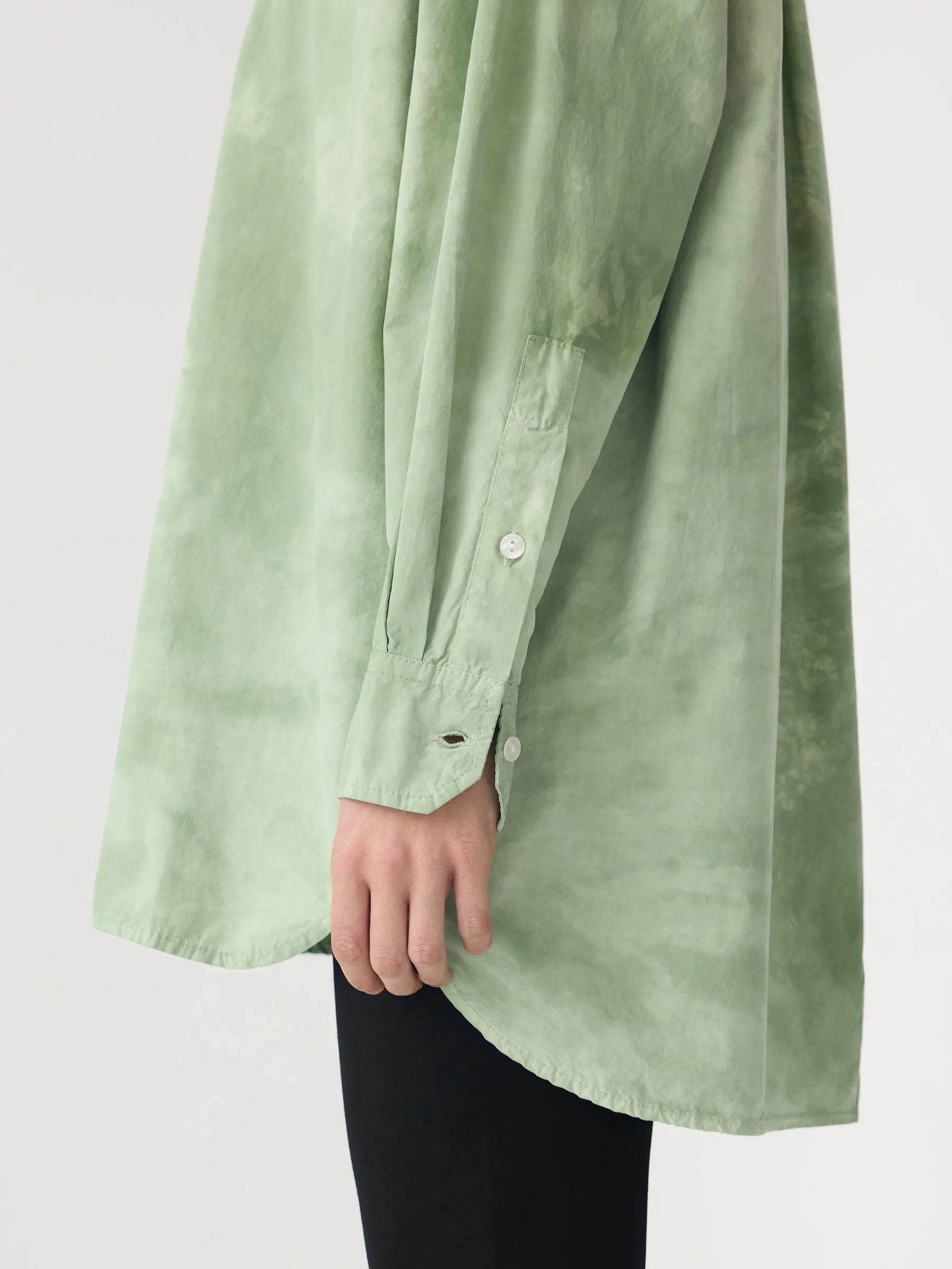 Motley Crushed Cotton Shirt sold by Bassike product image thumbnail 5