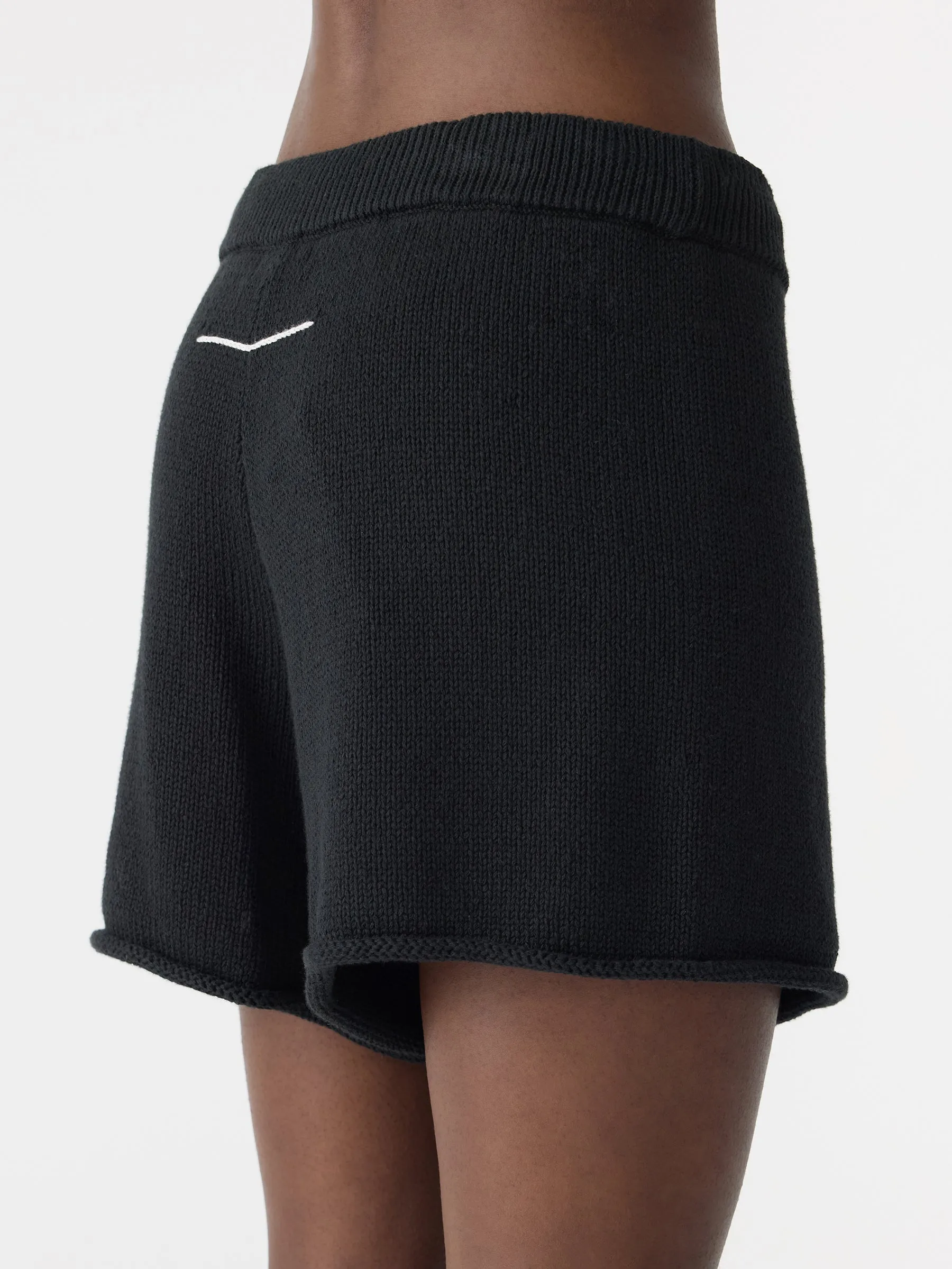 Cotton Linen Knitted Shorts sold by Bassike product image thumbnail 5