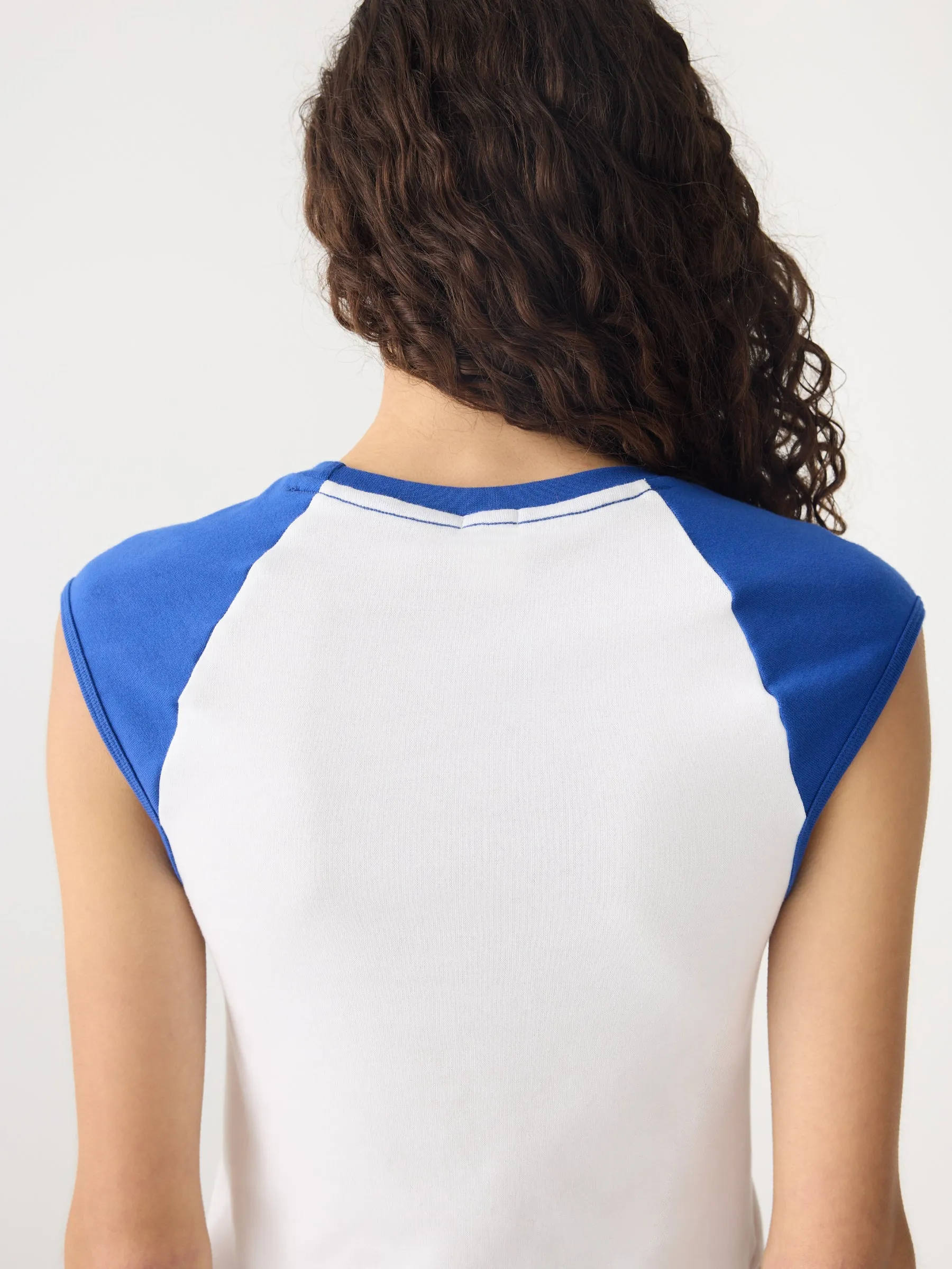 Slim Raglan Rib Tank sold by Bassike product image thumbnail 3