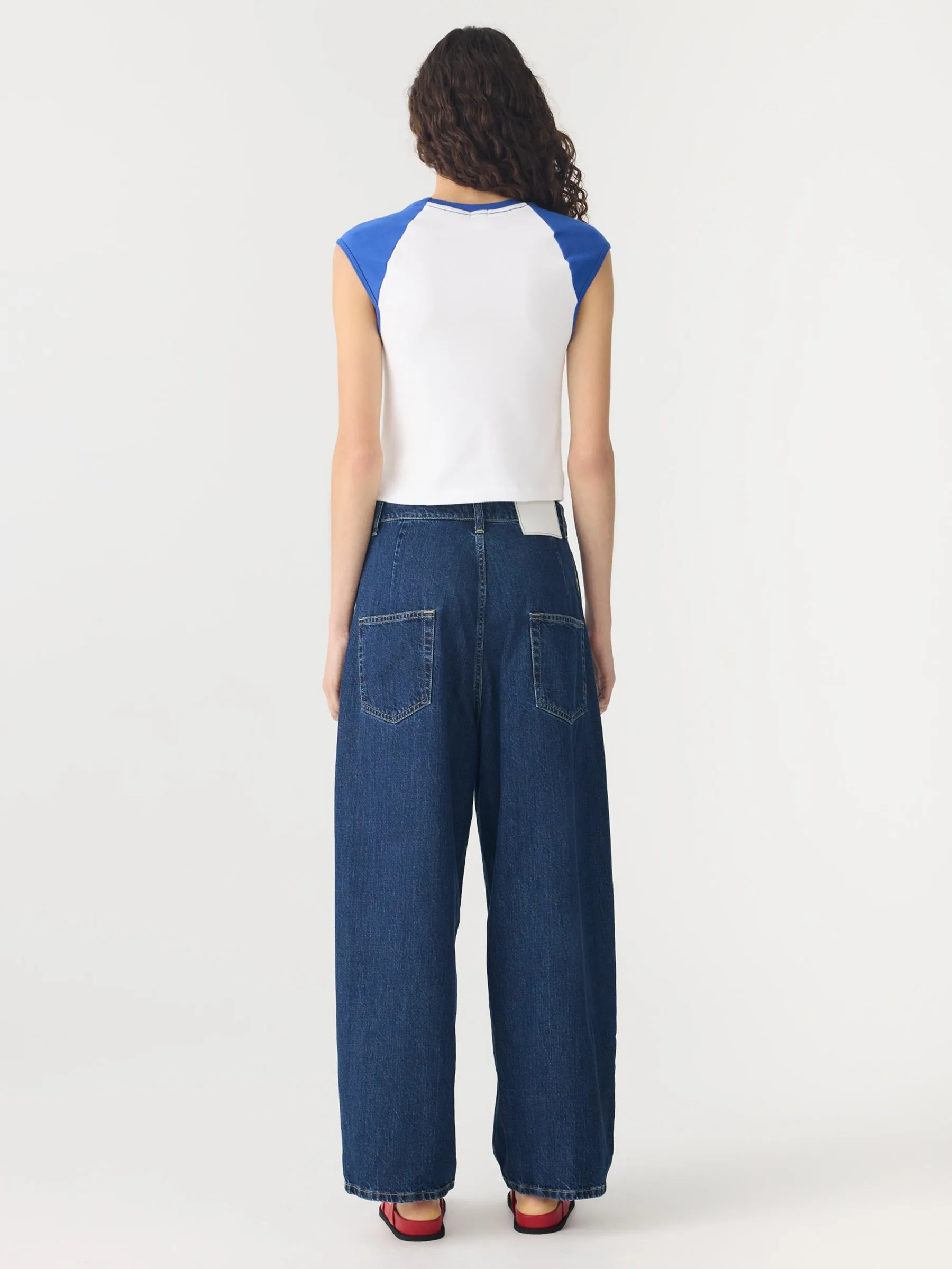 Slim Raglan Rib Tank sold by Bassike product image thumbnail 5