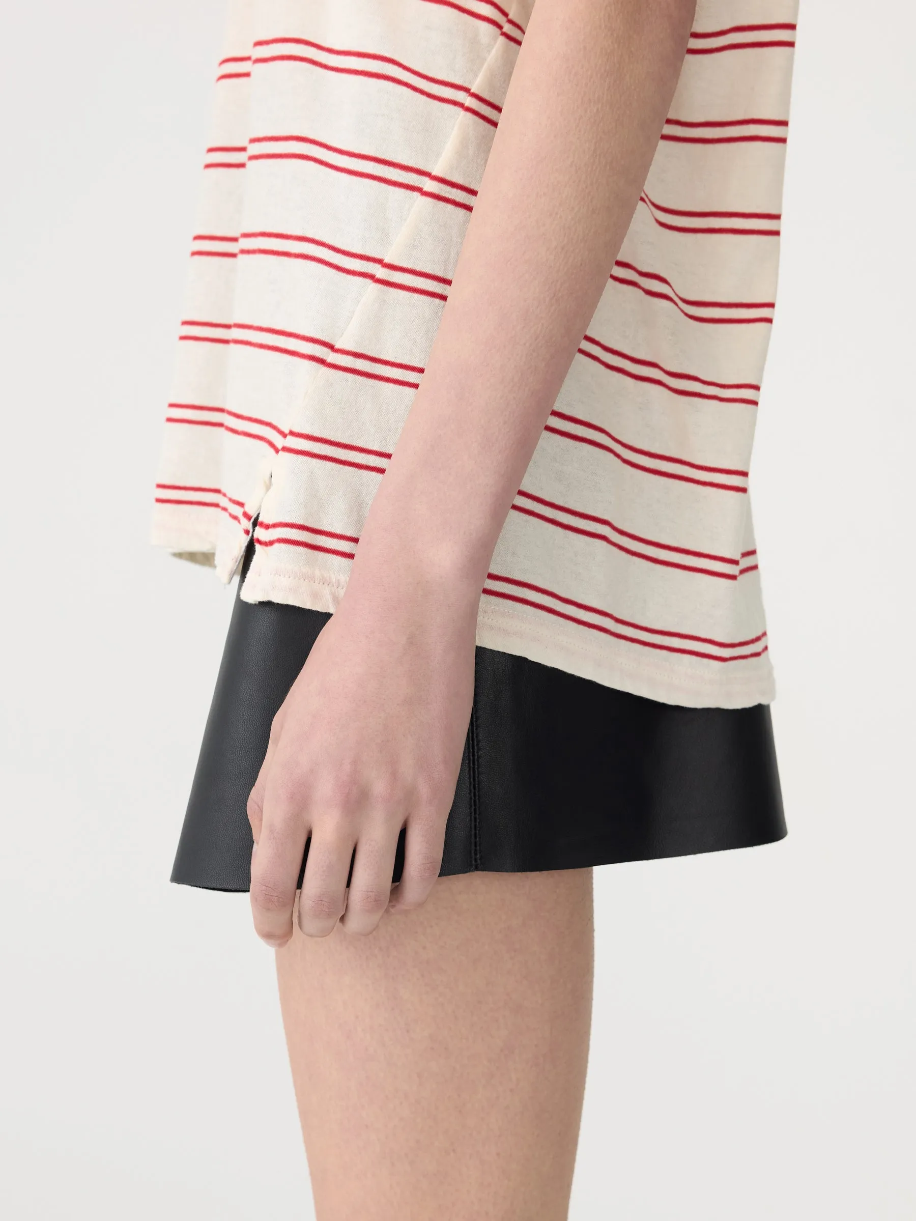 Stripe Heritage Short Sleeve T-Shirt sold by Bassike product image thumbnail 4