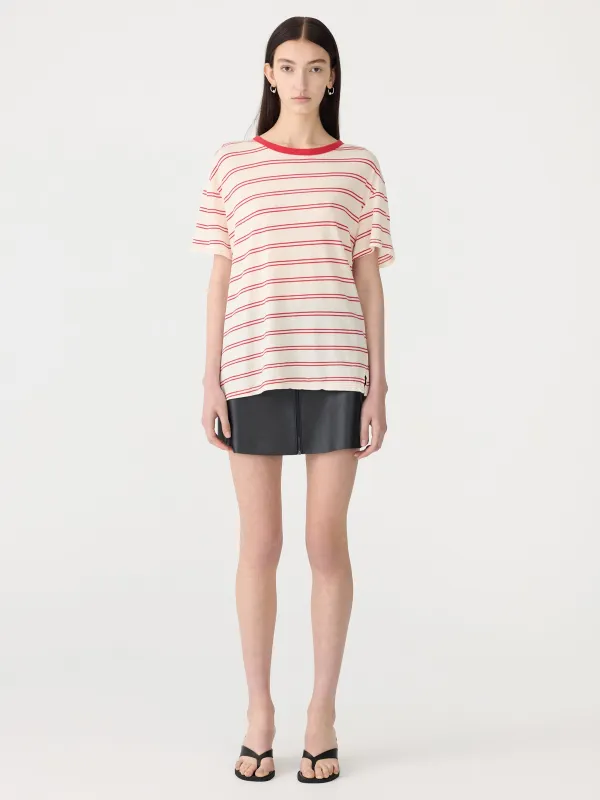 Stripe Heritage Short Sleeve T-Shirt sold by Bassike