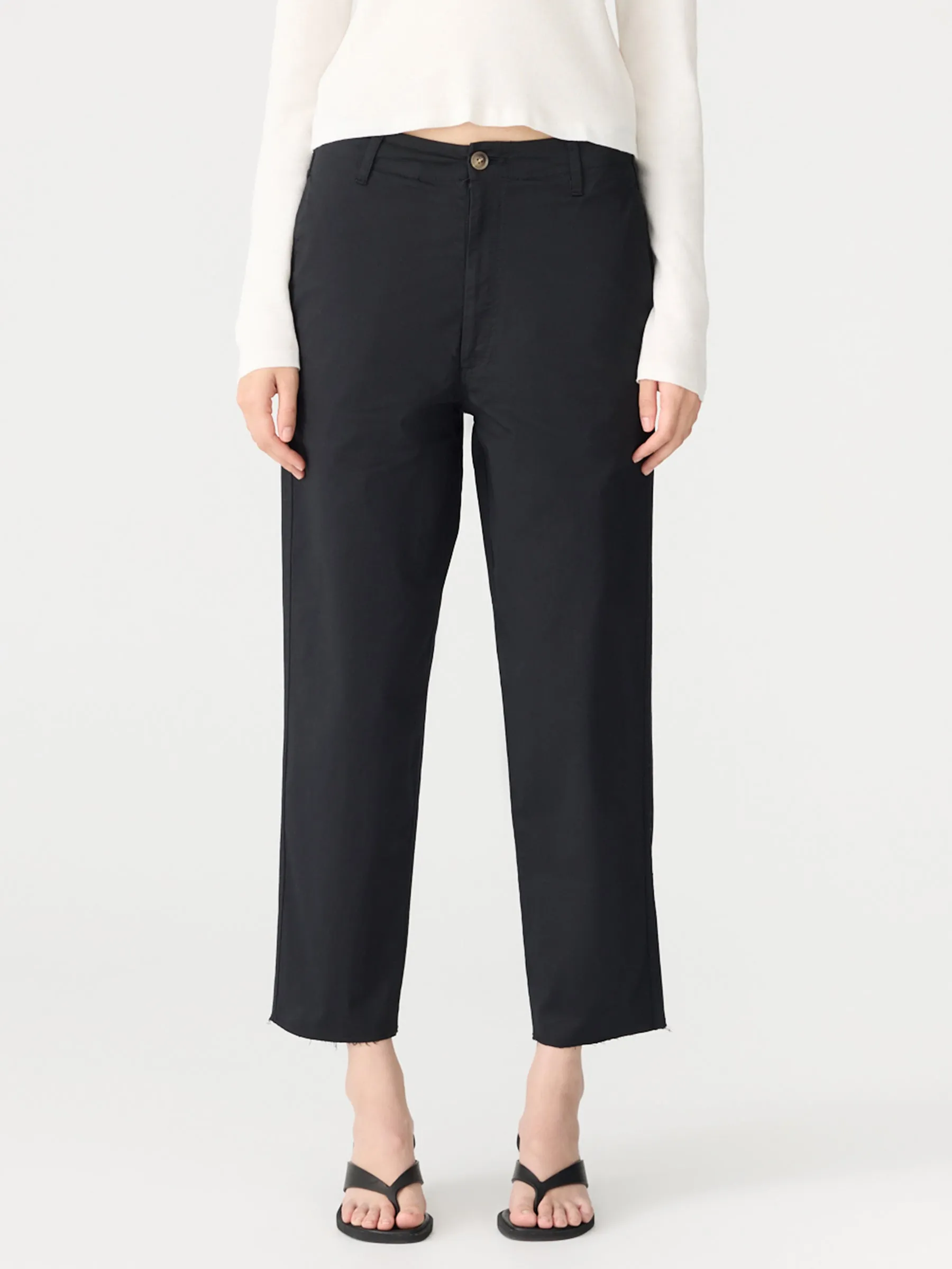 Double Dyed Raw Hem Pant sold by Bassike product image thumbnail 2