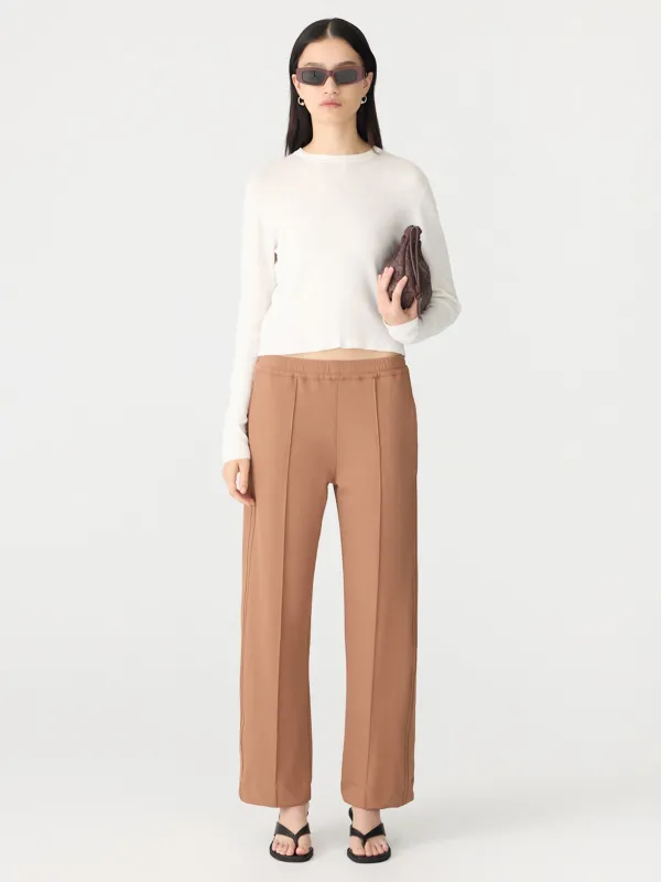 Twill Pinstitch Detail Pant sold by Bassike