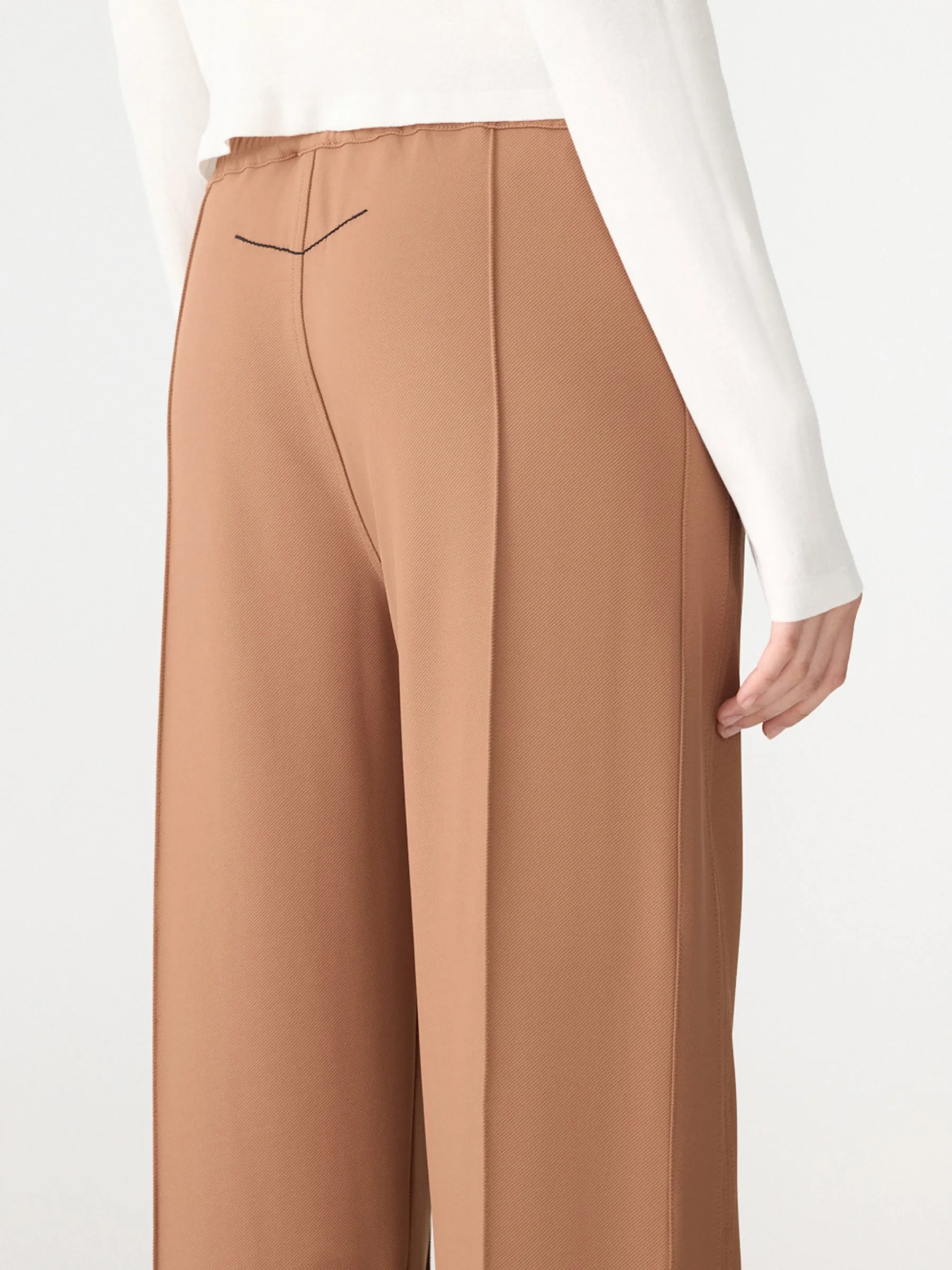 Twill Pinstitch Detail Pant sold by Bassike product image thumbnail 5