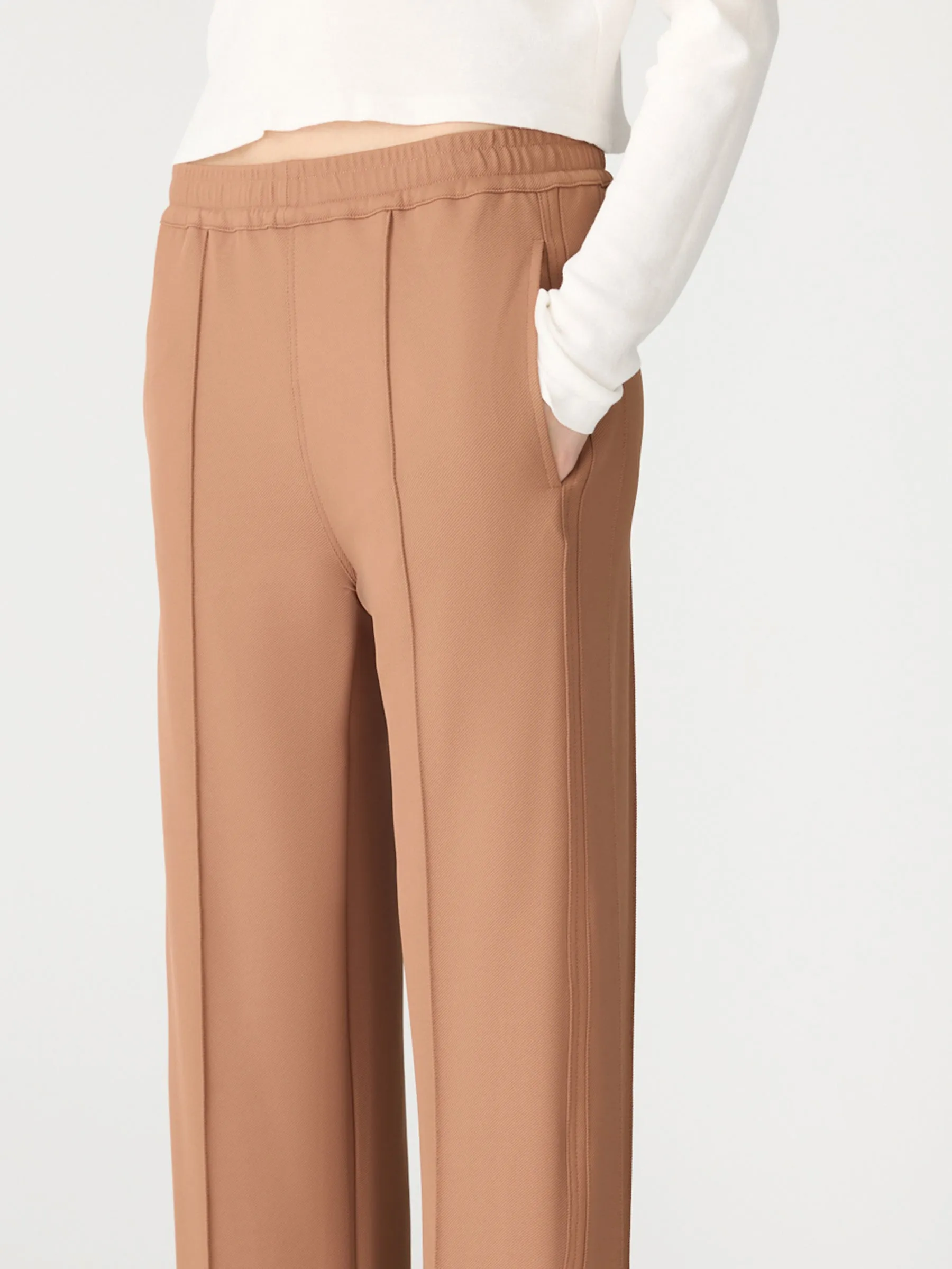 Twill Pinstitch Detail Pant sold by Bassike product image thumbnail 3