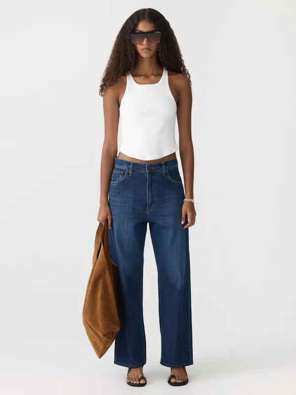 Cropped Scoop Neck Tank sold by Bassike