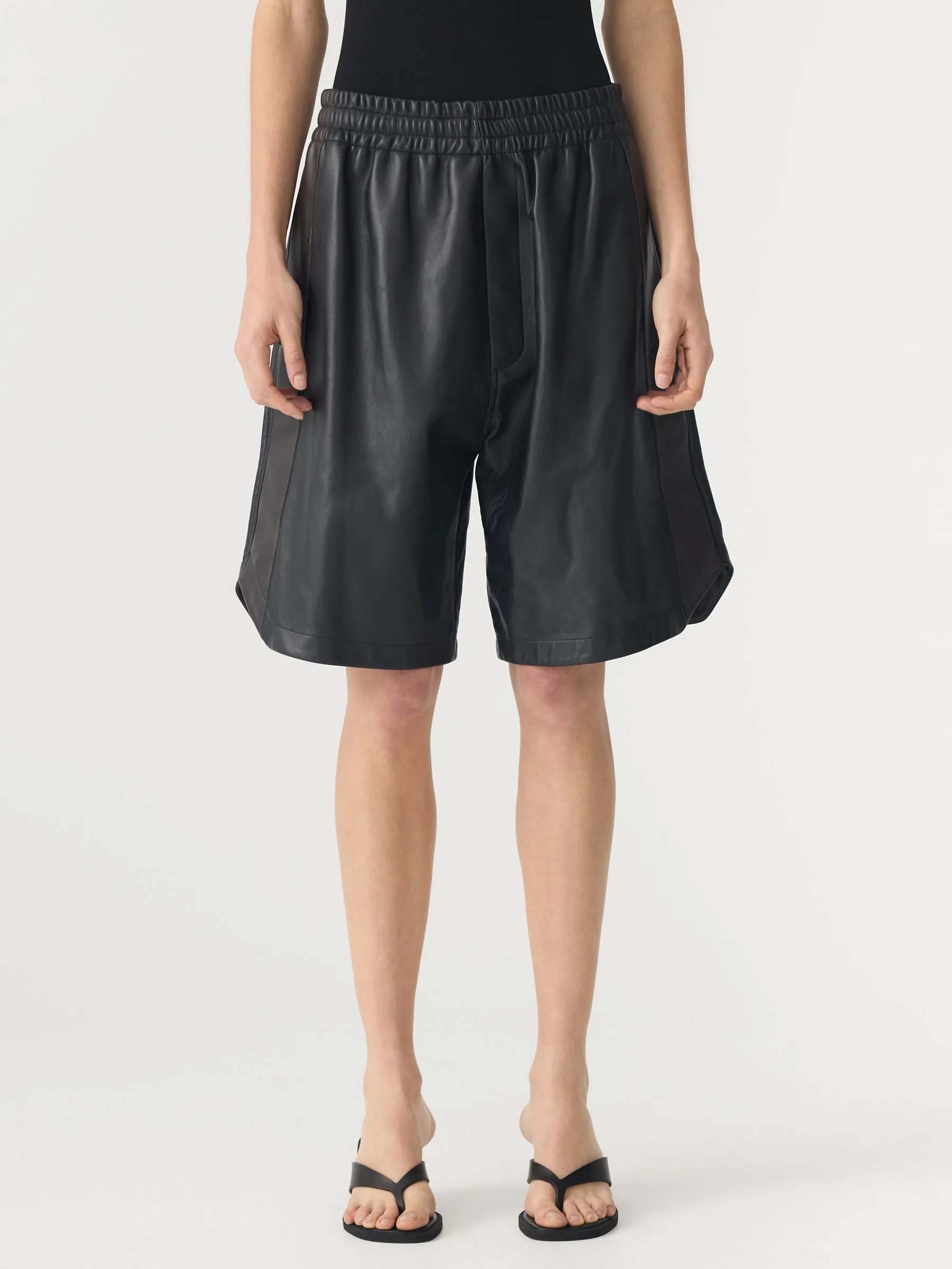 Universal Leather Basketball Short sold by Bassike product image thumbnail 3