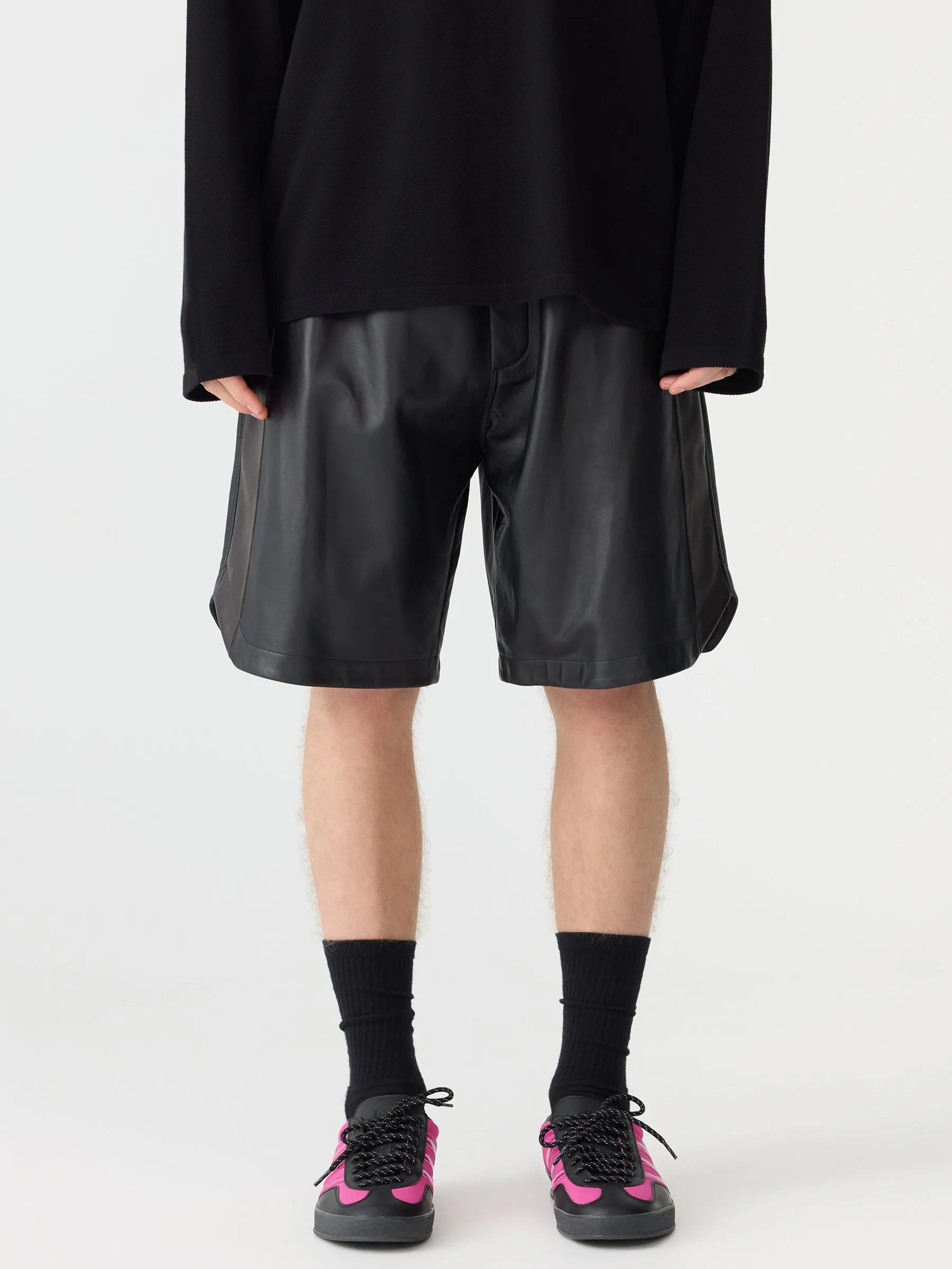 Universal Leather Basketball Short sold by Bassike product image thumbnail 4