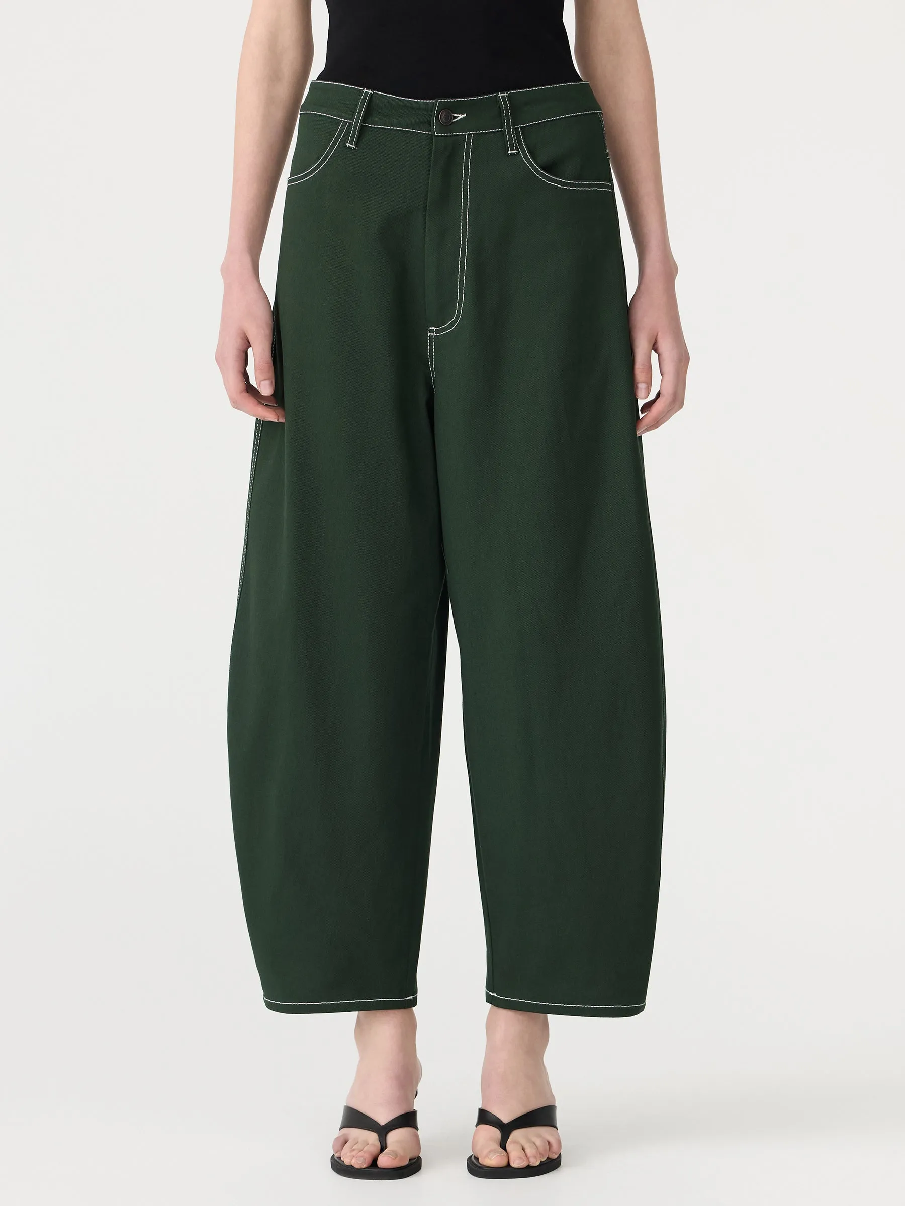 Raised Twill Barrel Leg sold by Bassike product image thumbnail 2