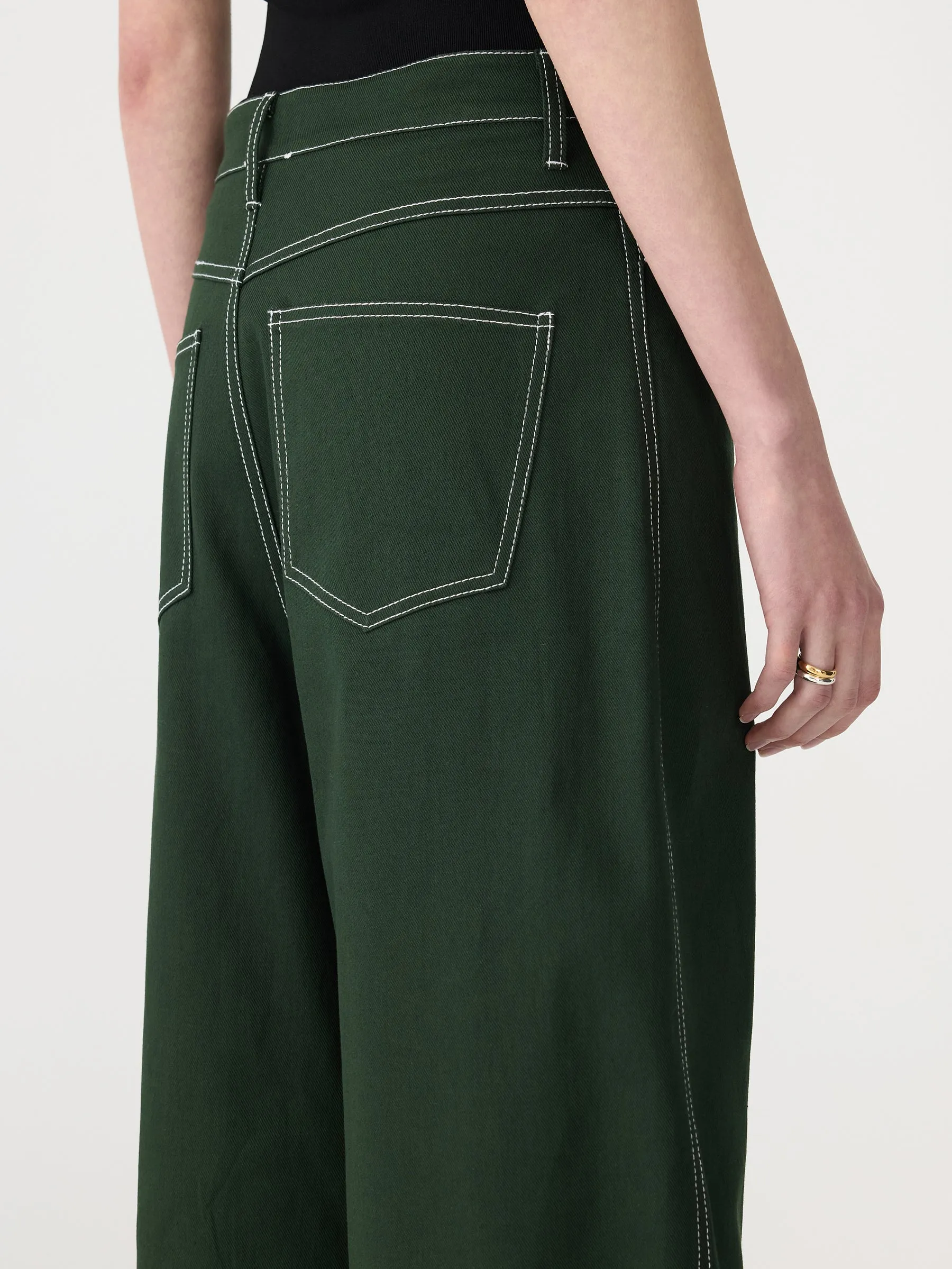 Raised Twill Barrel Leg sold by Bassike product image thumbnail 5