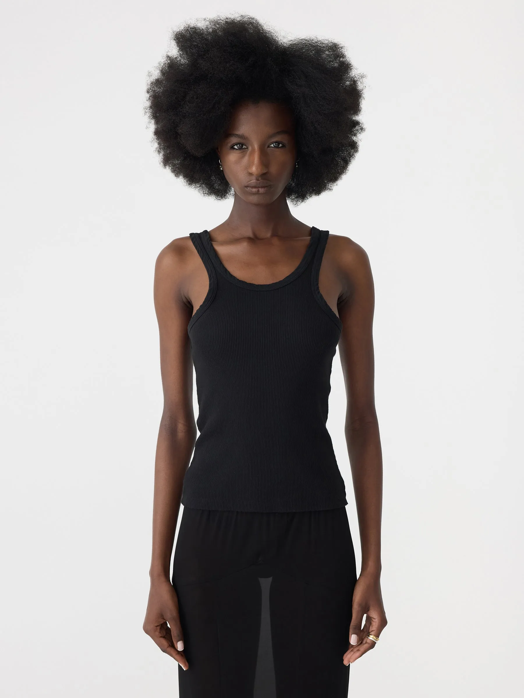 Athletic Rib Tank sold by Bassike product image thumbnail 2