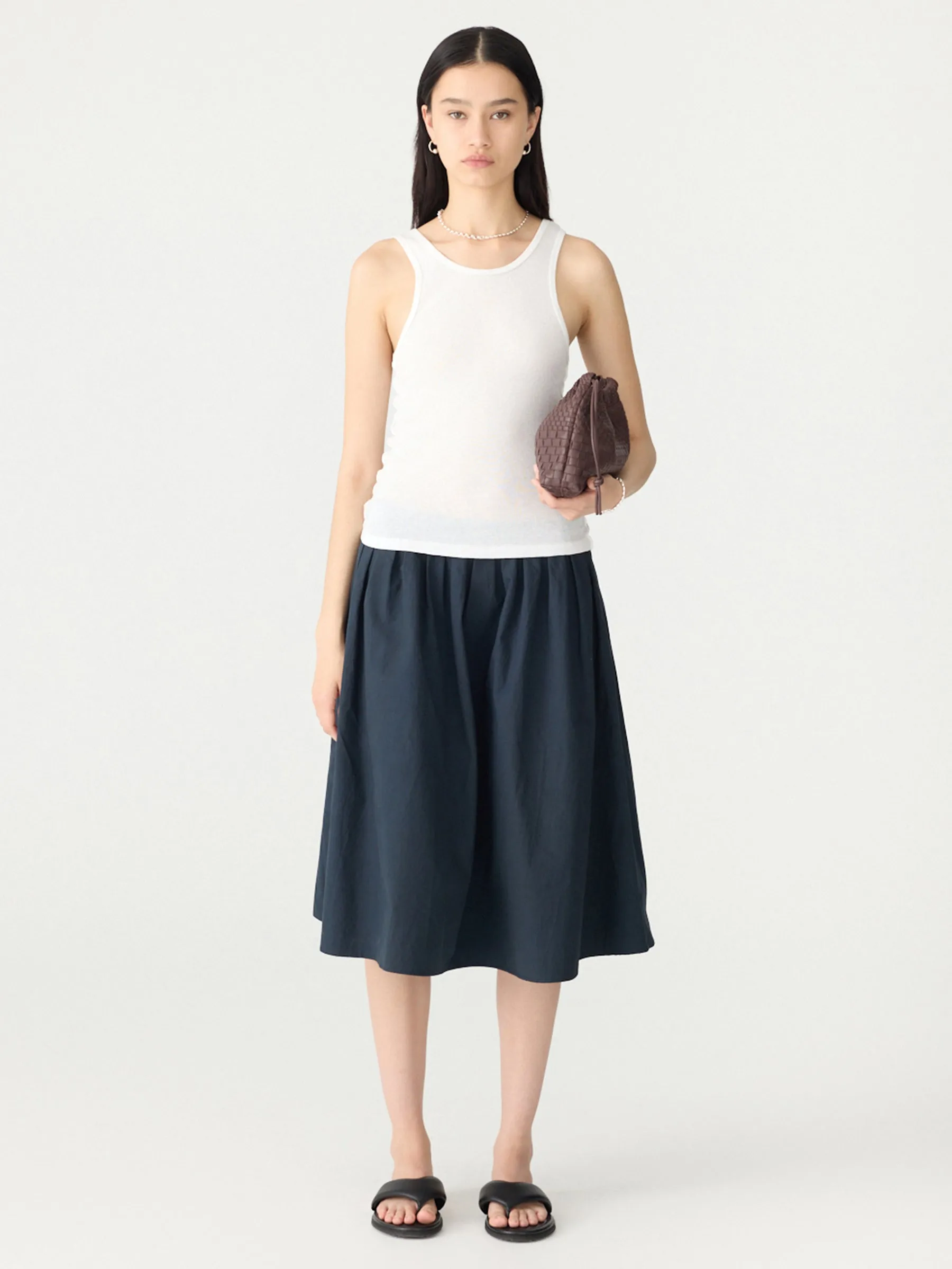 Woven Leather Pouch sold by Bassike product image thumbnail 2