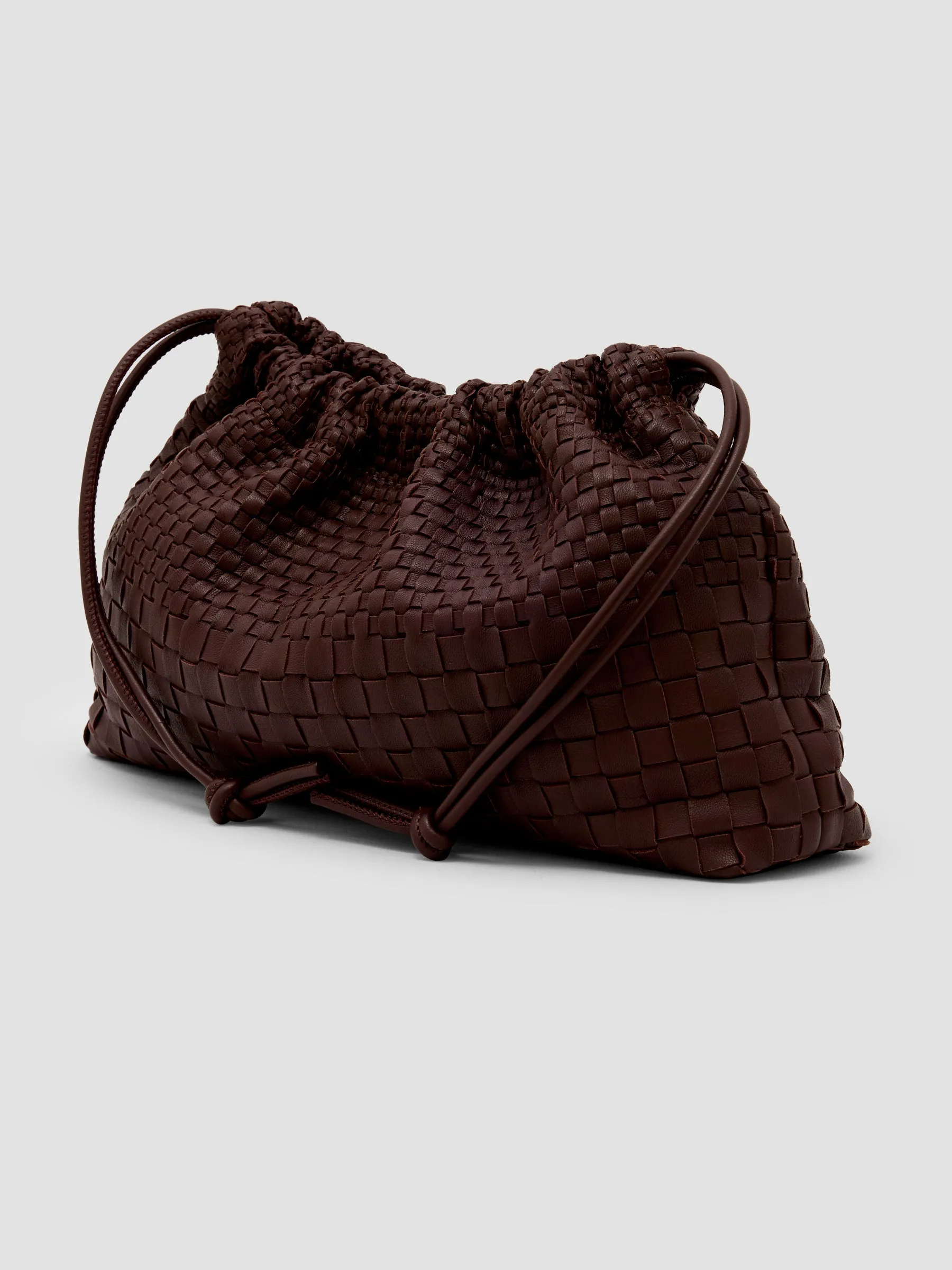Woven Leather Pouch sold by Bassike product image thumbnail 3