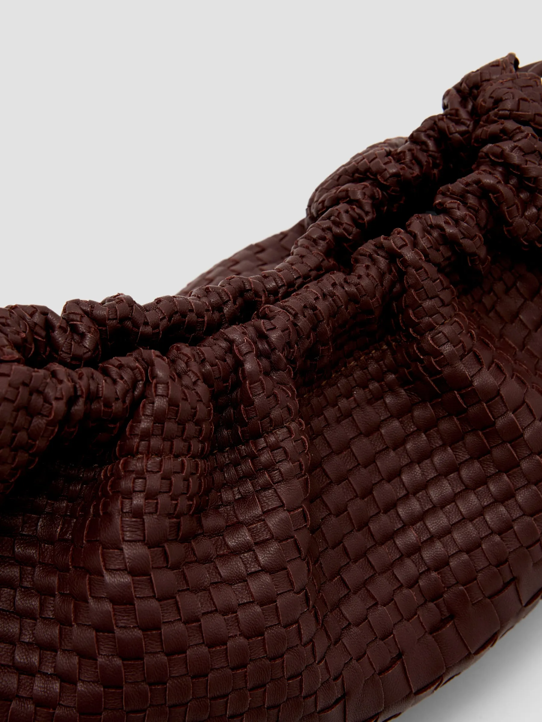 Woven Leather Pouch sold by Bassike product image thumbnail 5