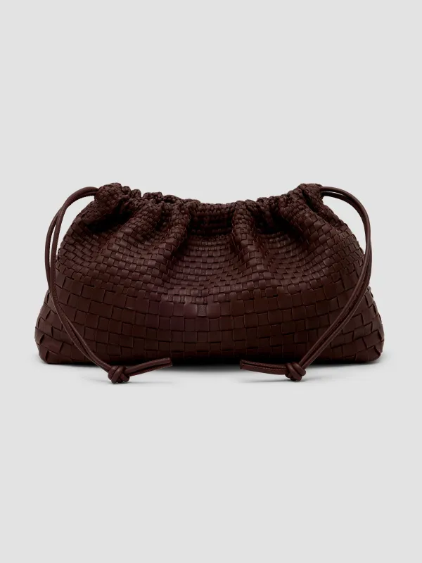 Woven Leather Pouch sold by Bassike