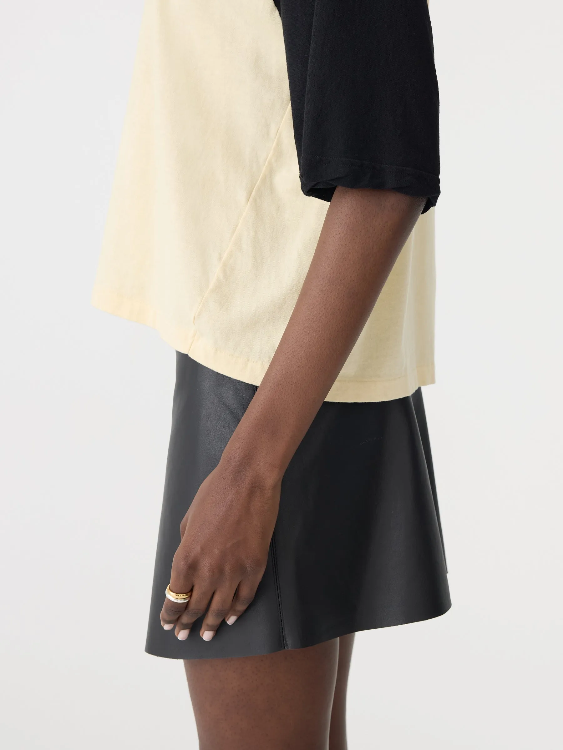 Contrast Raglan Short Sleeve T-Shirt sold by Bassike product image thumbnail 4