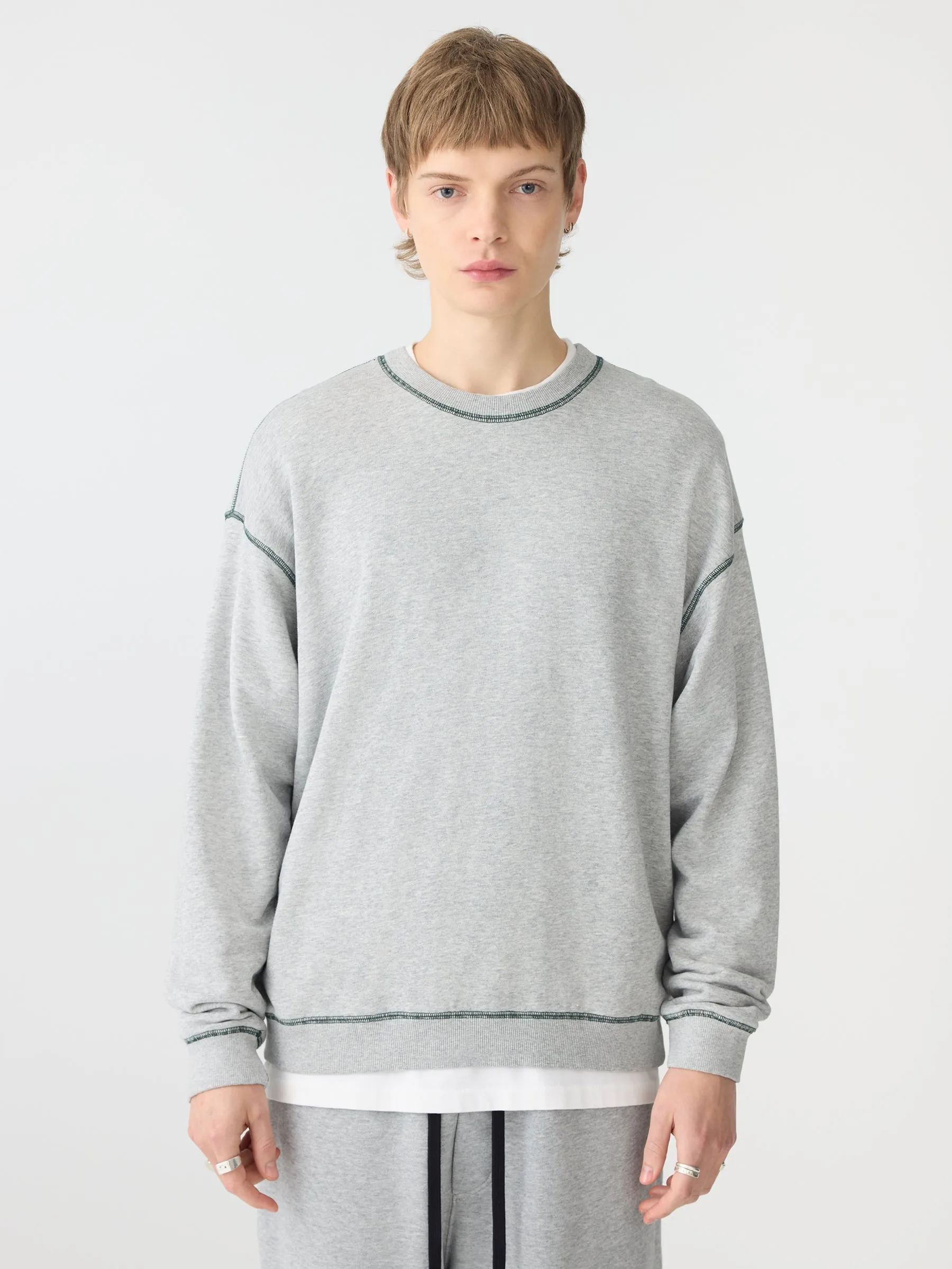 Universal Stitch Detail Sweat sold by Bassike product image thumbnail 3