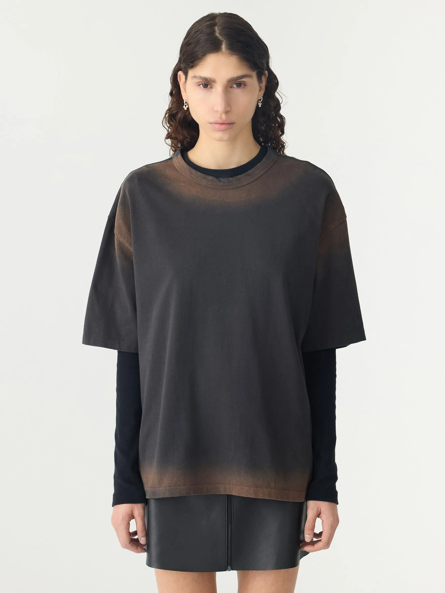 Universal Mist Dye Short Sleeve T-Shirt sold by Bassike product image thumbnail 4