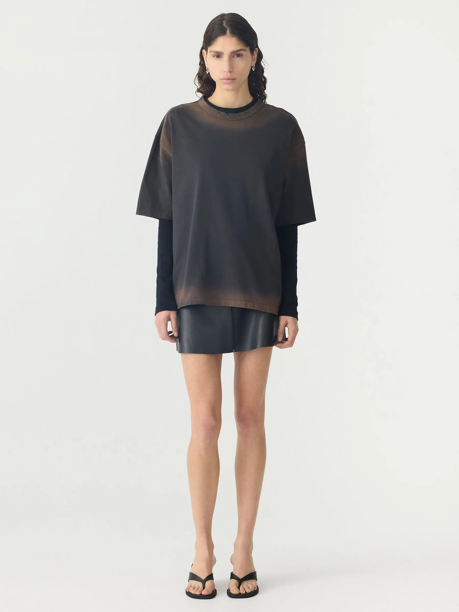 Universal Mist Dye Short Sleeve T-Shirt sold by Bassike product image thumbnail 2