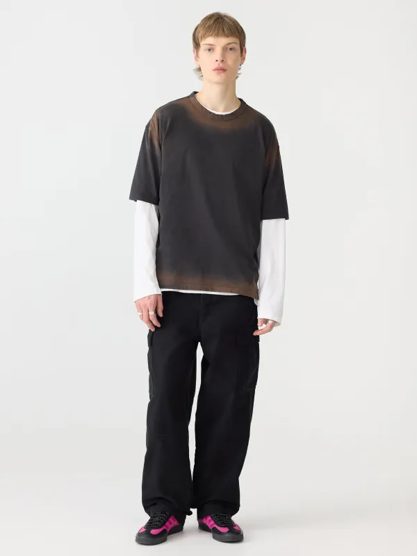 Universal Mist Dye Short Sleeve T-Shirt sold by Bassike