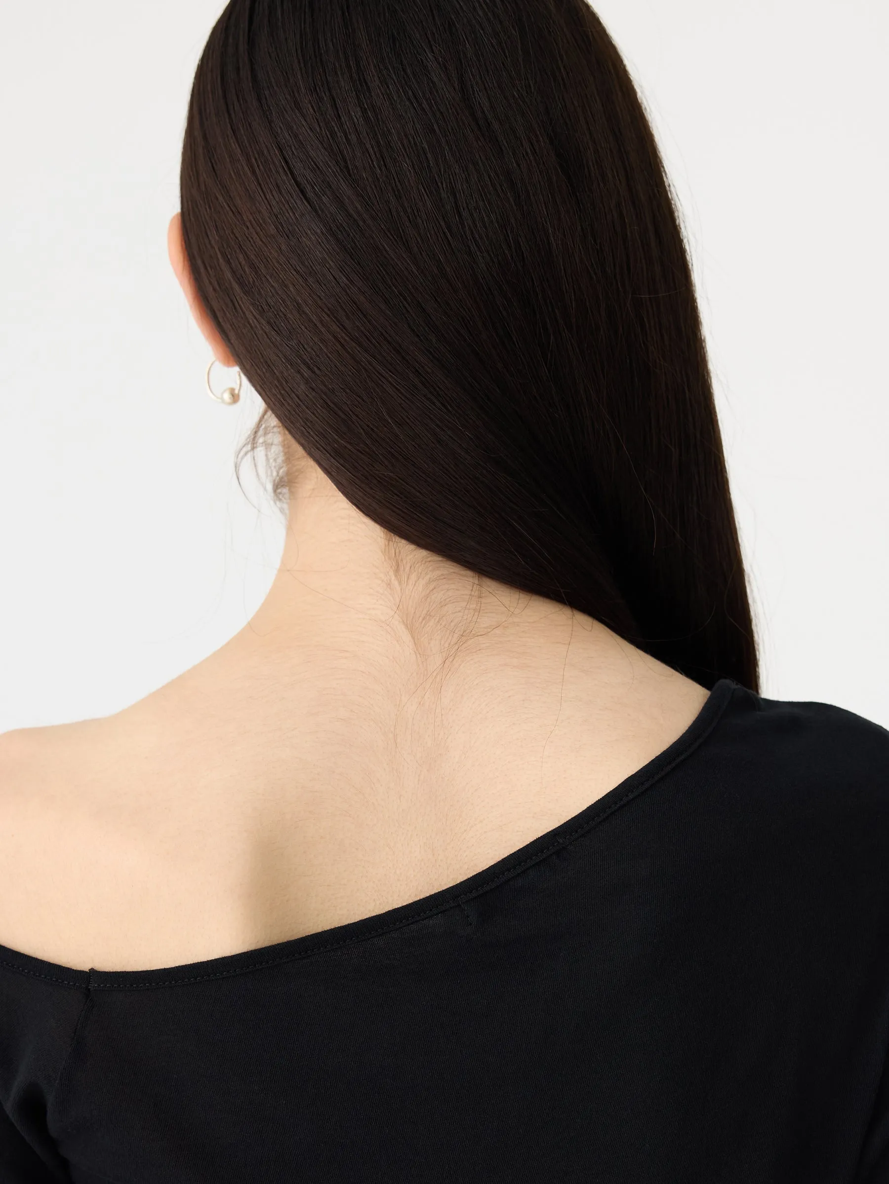 Off Shoulder Jersey Long Sleeve Top sold by Bassike product image thumbnail 5