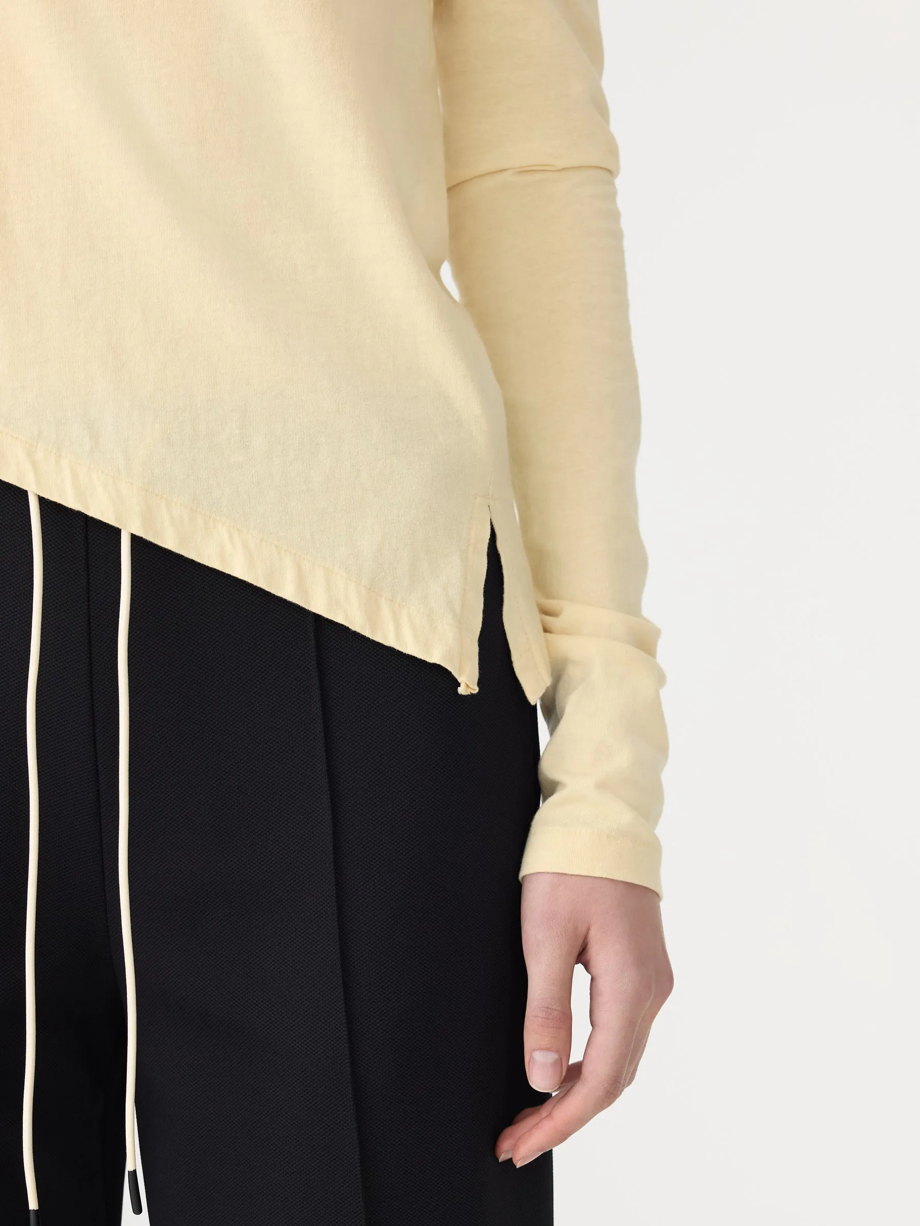 Off Shoulder Jersey Long Sleeve Top sold by Bassike product image thumbnail 4